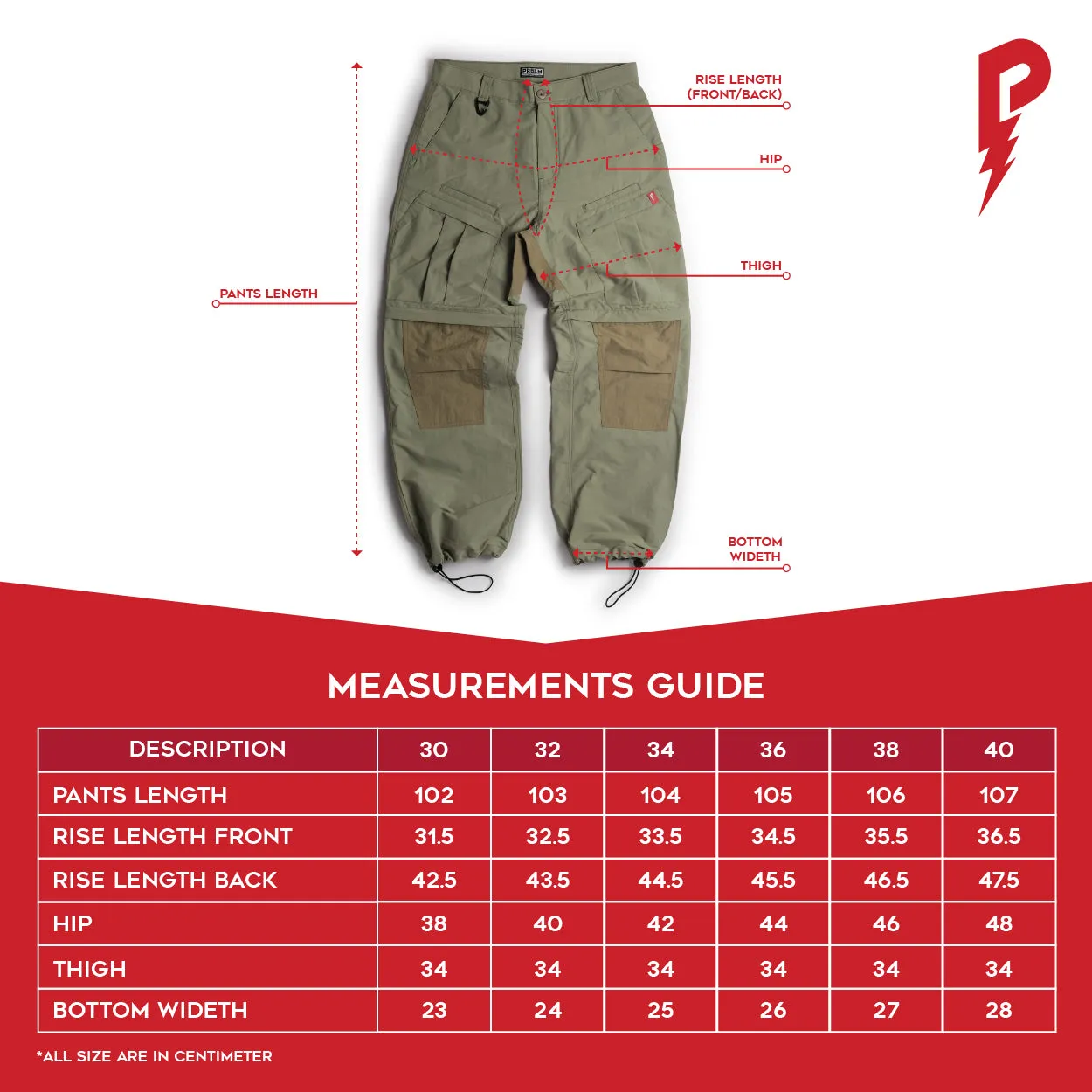 PRBLM® TX25/001™ Technical Cargo Pants Olive
