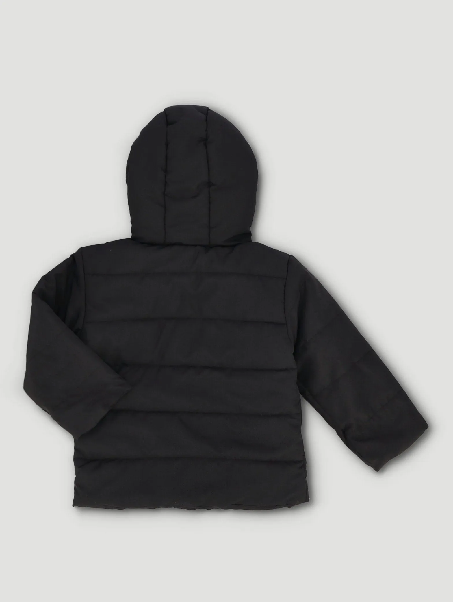 Pre-Boys Basic Puffer Jacket - Black