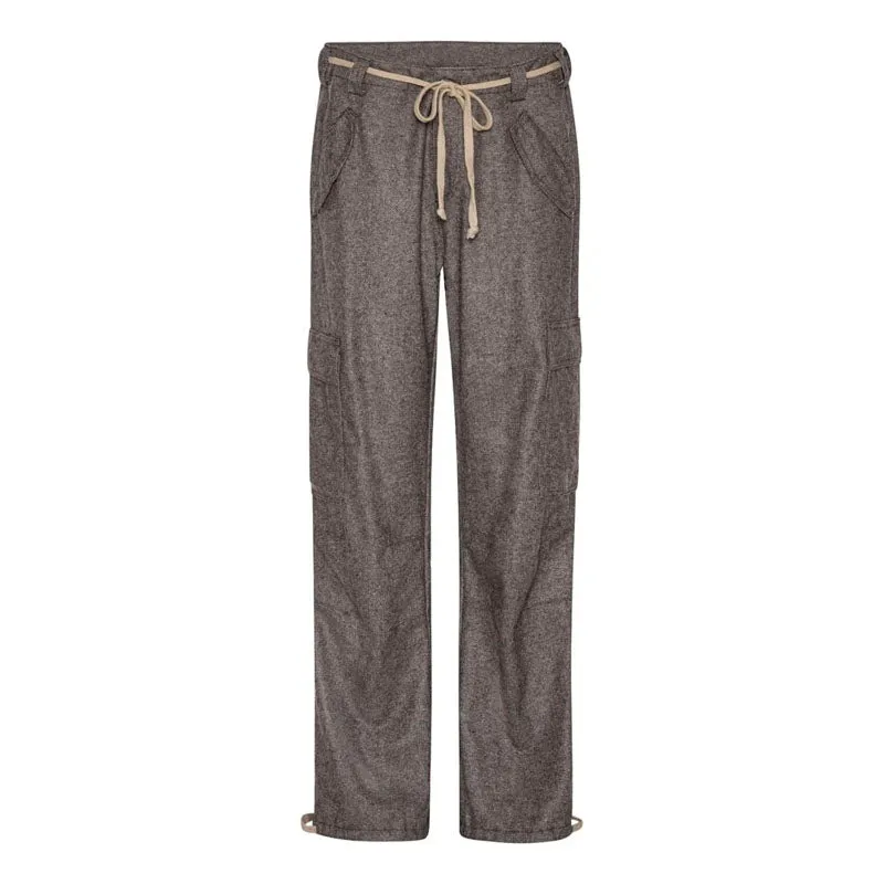 PROJECT AJ117 Blade Tweed Cargo Trousers in Soil