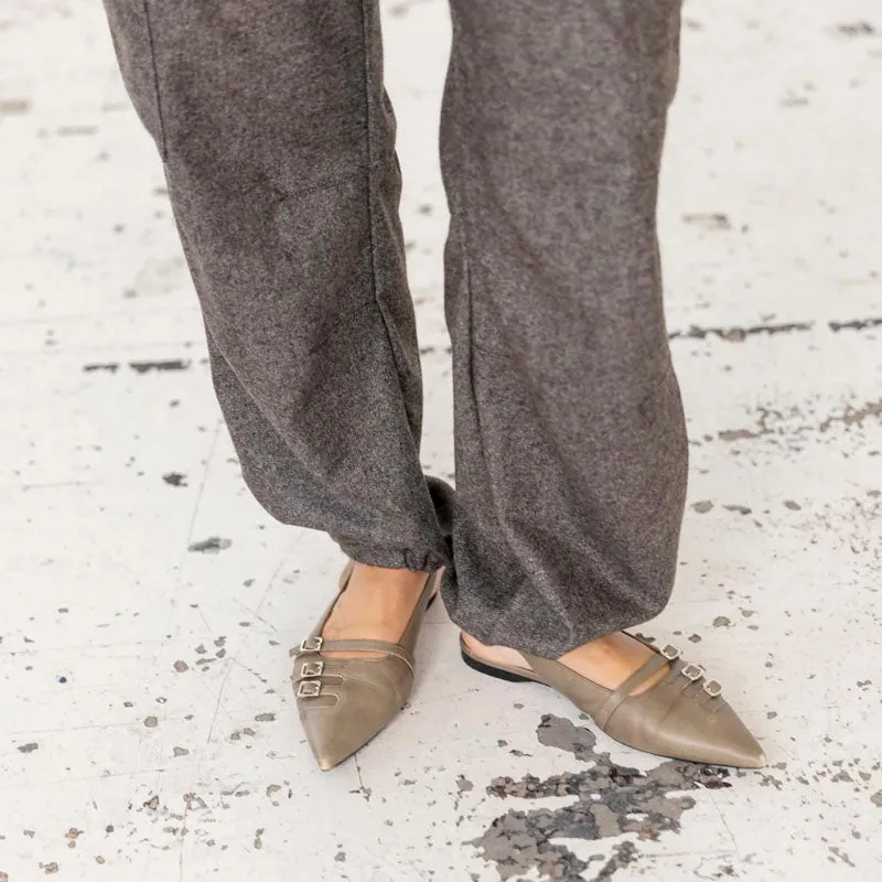 PROJECT AJ117 Blade Tweed Cargo Trousers in Soil
