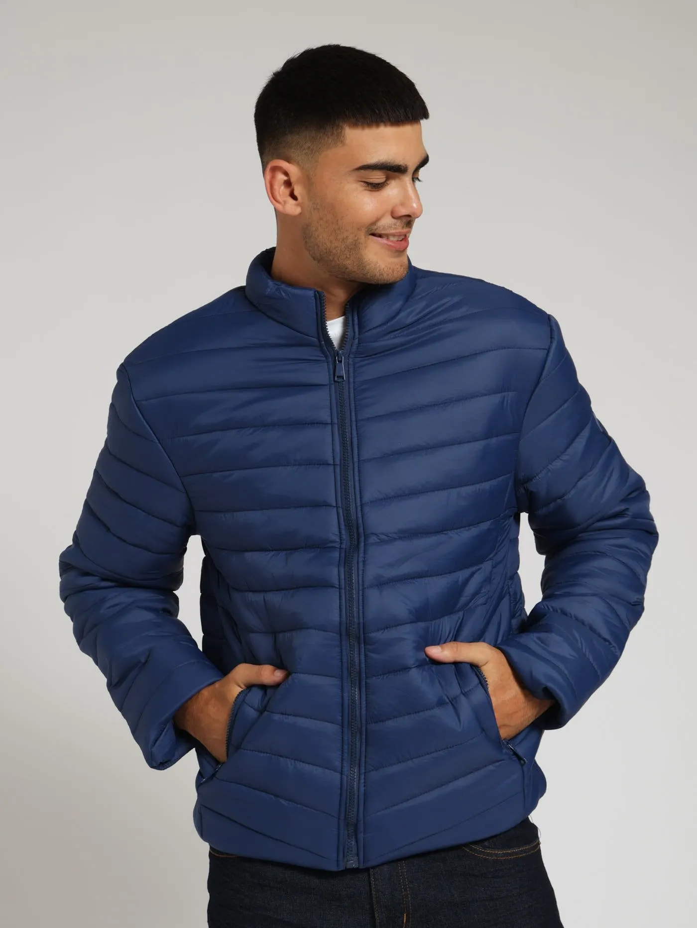 Puffer Jacket - Navy
