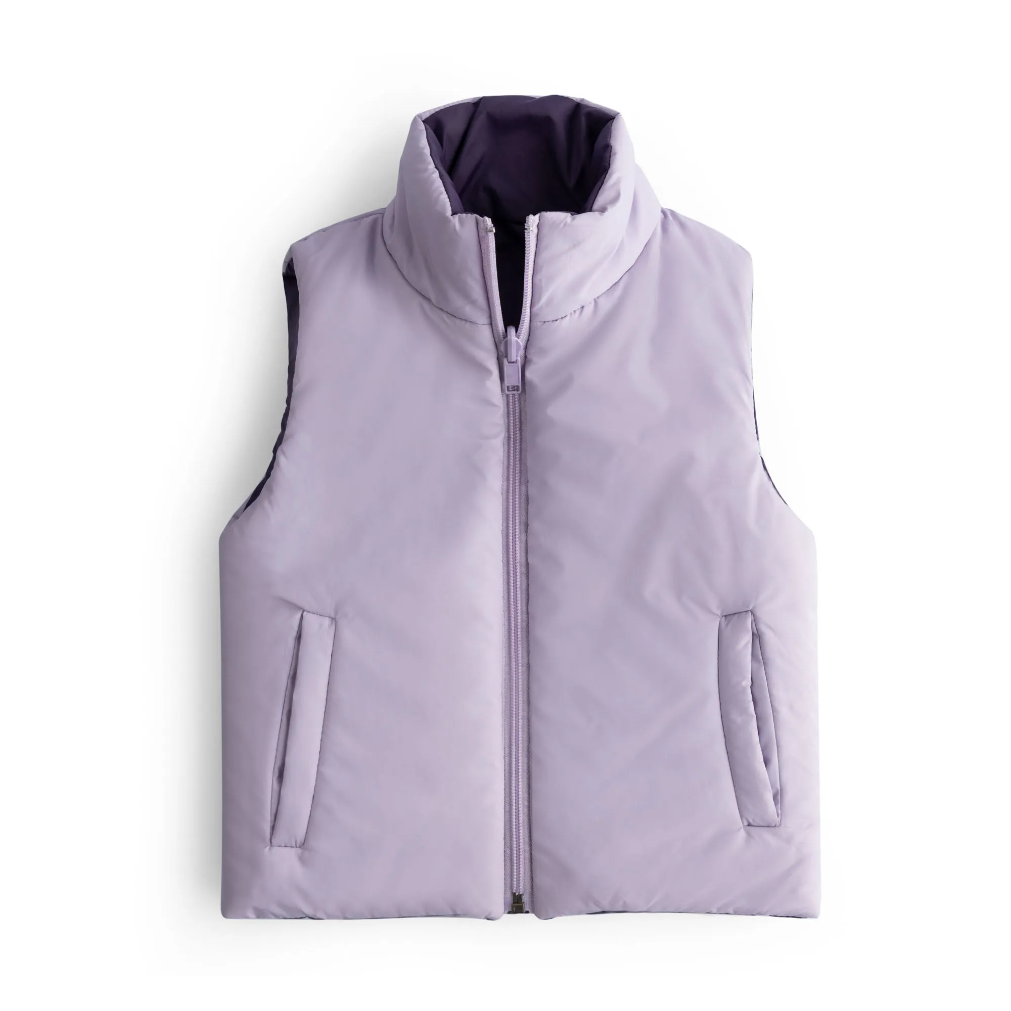 Purple Reversible Puffer Jacket