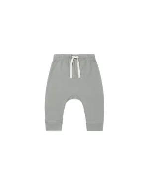 Quincy Mae - Drawstring Pant - Dusty Blue