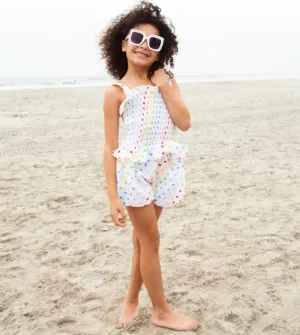 RAINBOW HEARTS TANK SHORTS SET