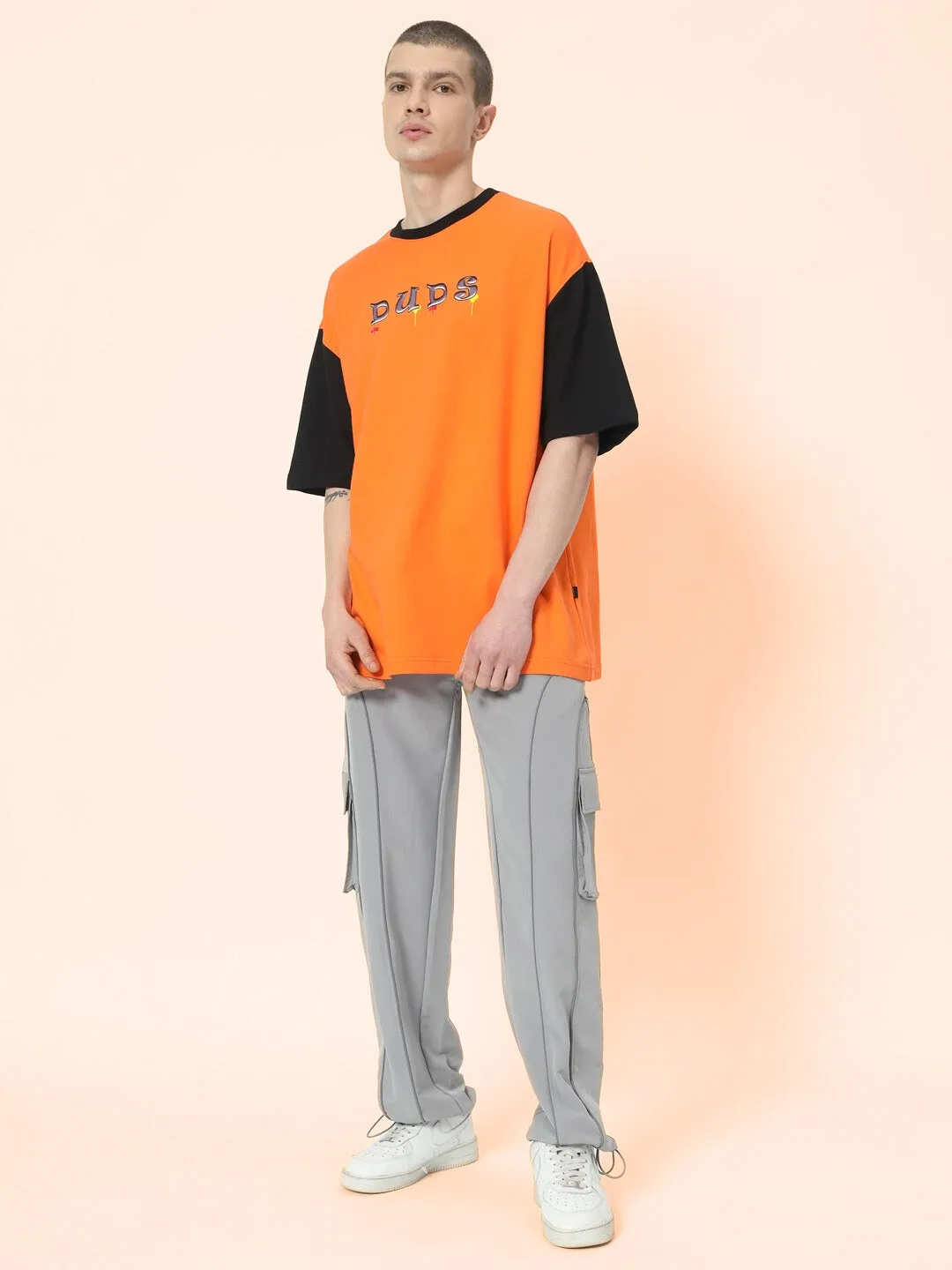 RAY REFLECTOR PARACHUTE CARGO PANTS (GREY)