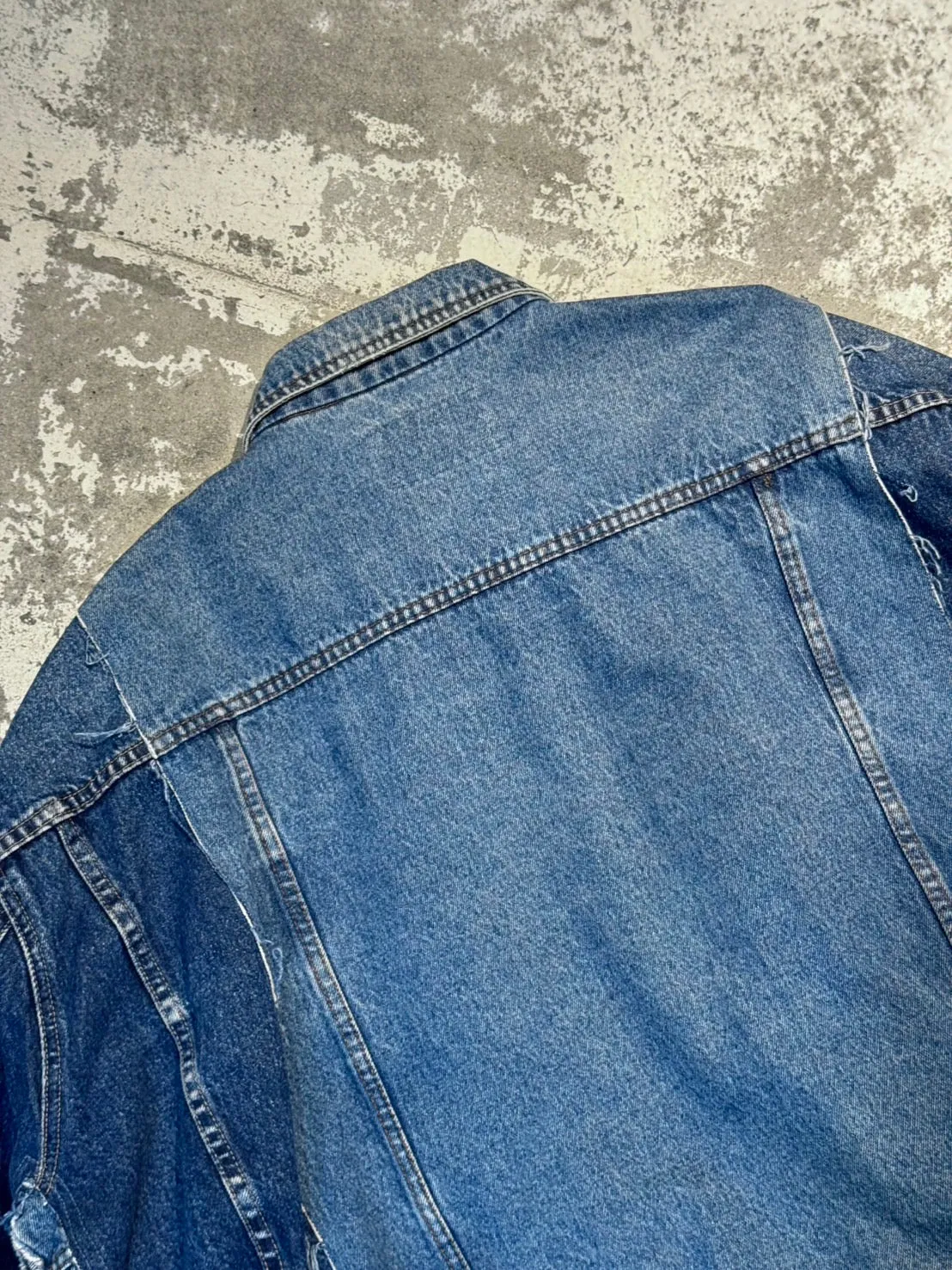 RE-030-03 / rebuild kimono denim jacket 【D】