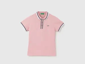Regular Fit Polo Neck Textured T-Shirt