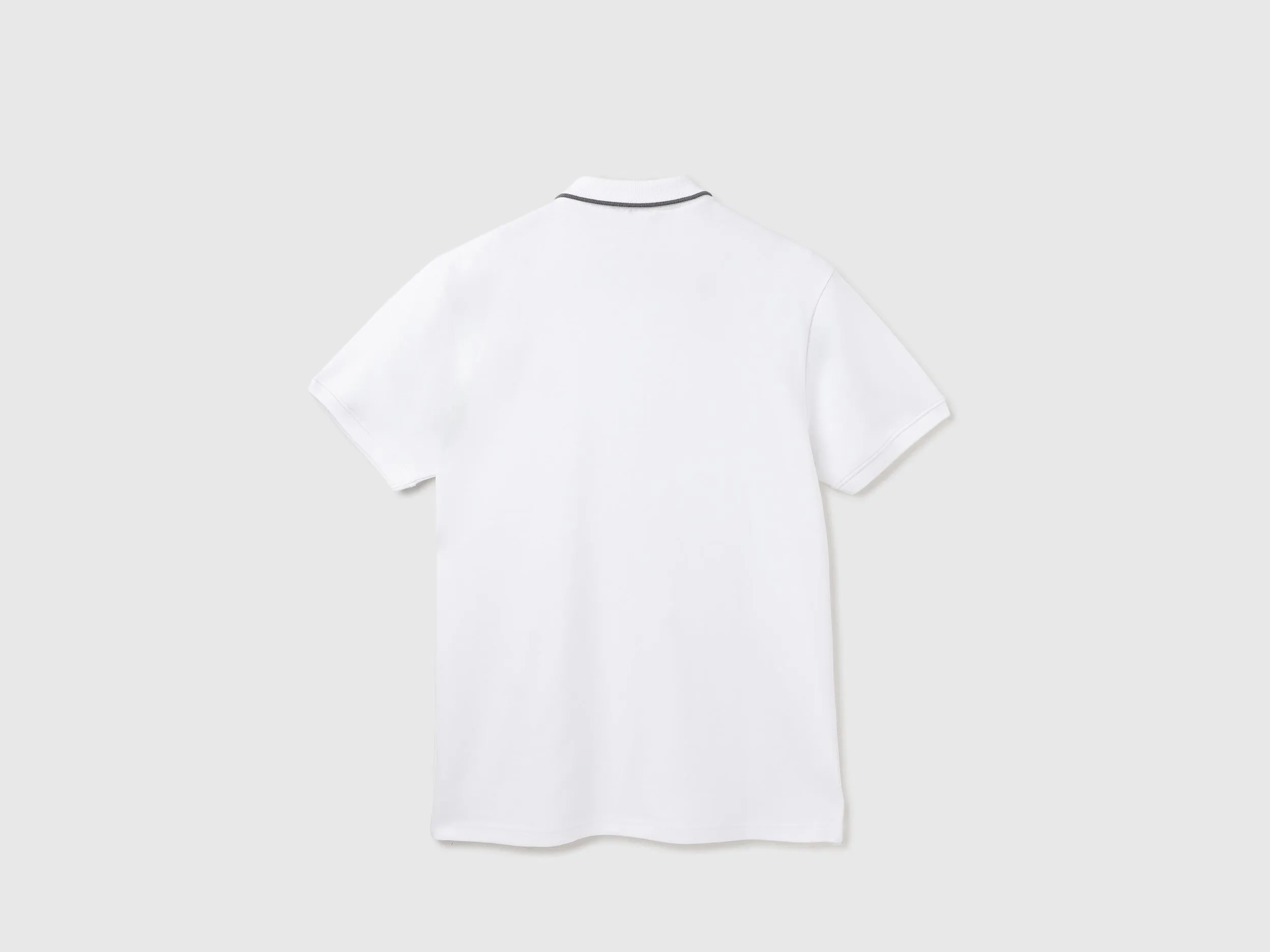 Regular Fit Ribbed Collar Solid T-Shirt