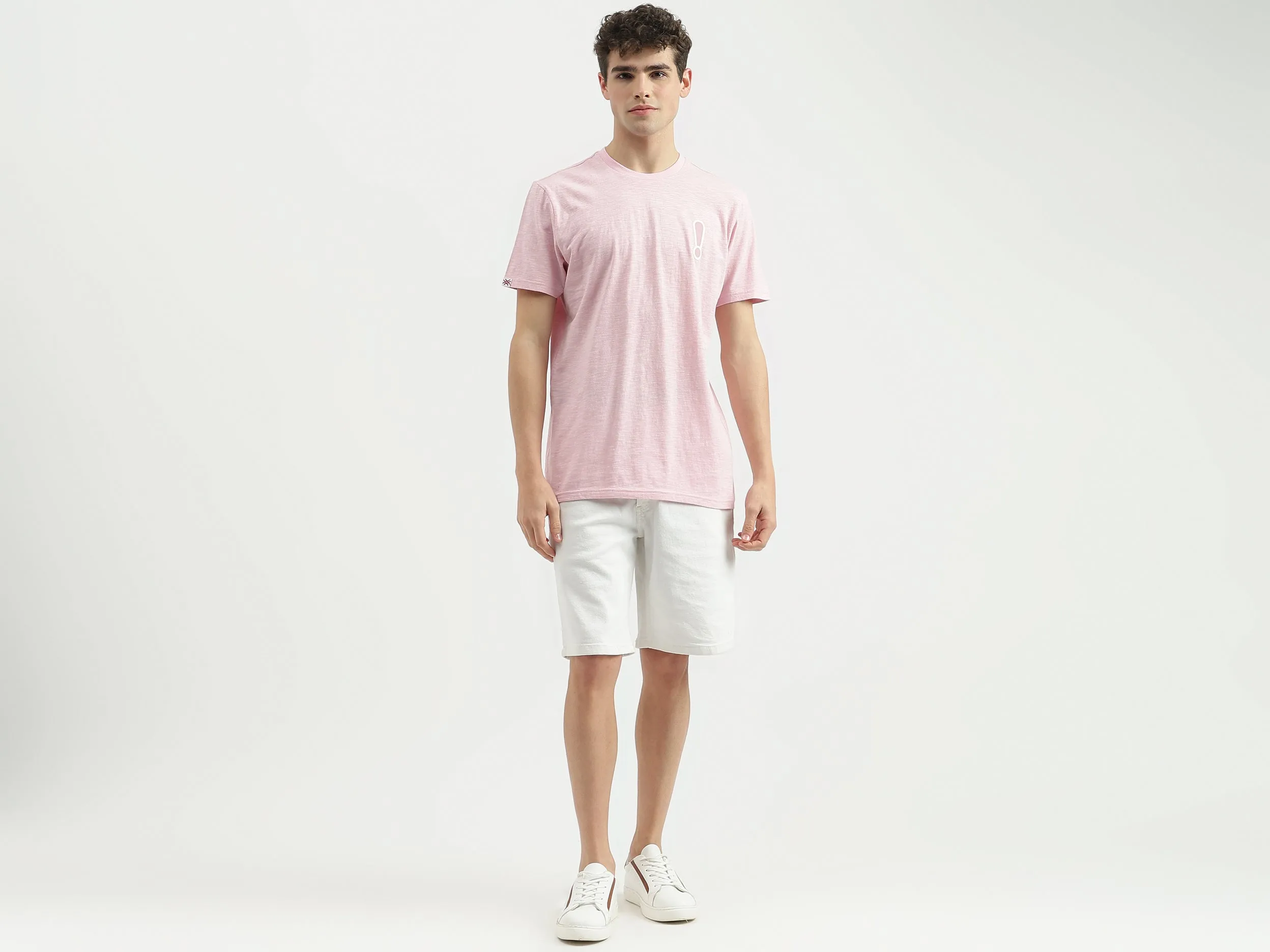 Regular Fit Round Neck Solid T-Shirt
