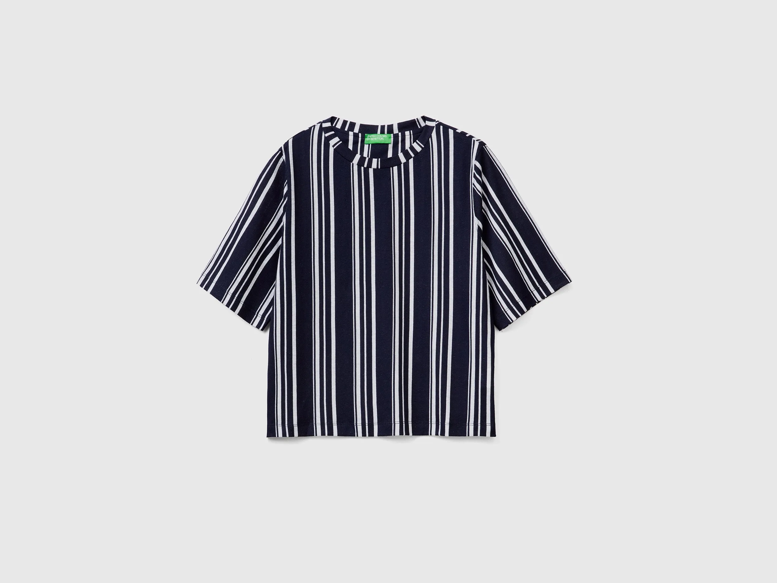 Regular Fit Round Neck Striped T-shirt