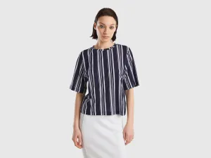 Regular Fit Round Neck Striped T-shirt