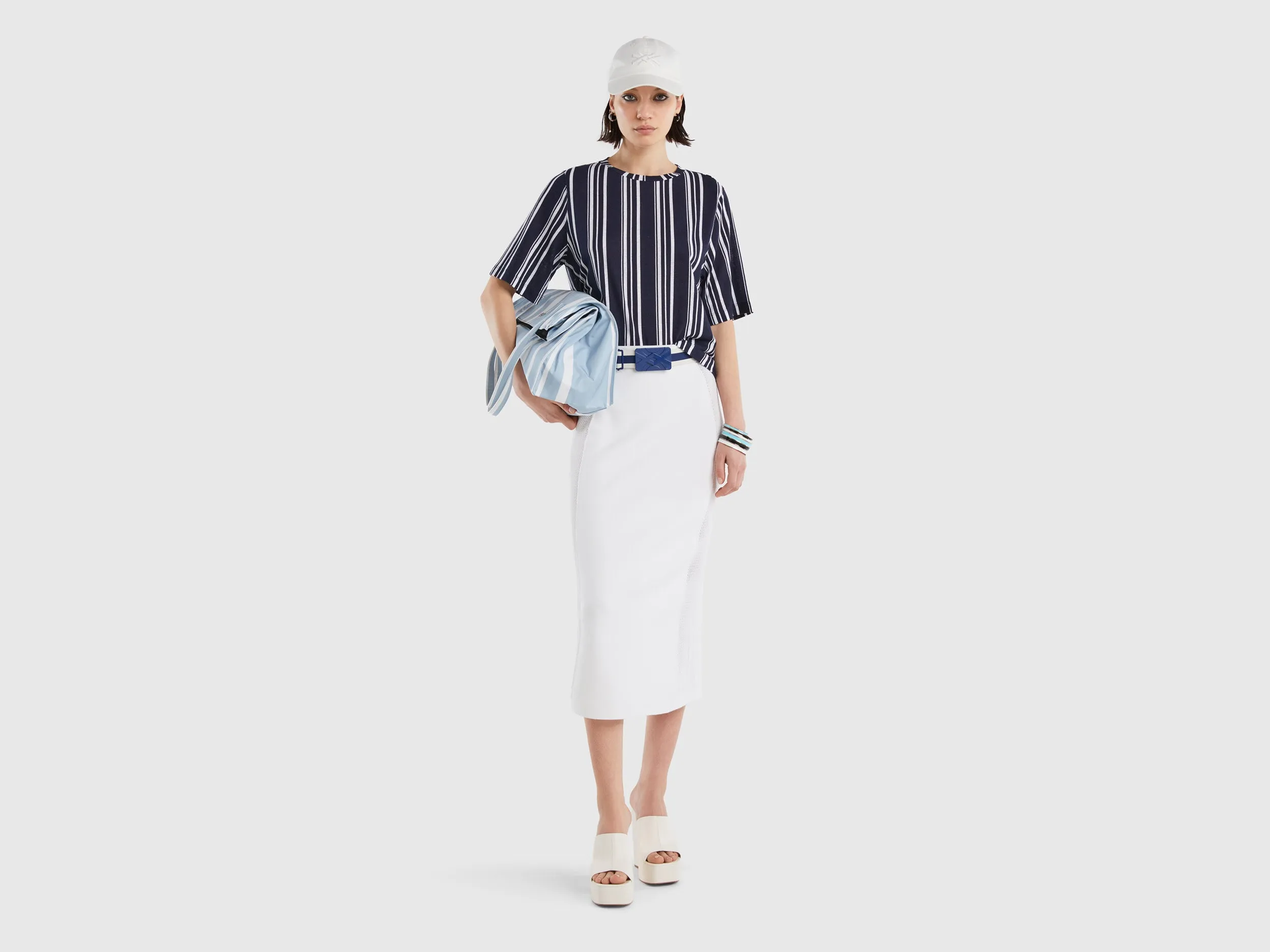 Regular Fit Round Neck Striped T-shirt