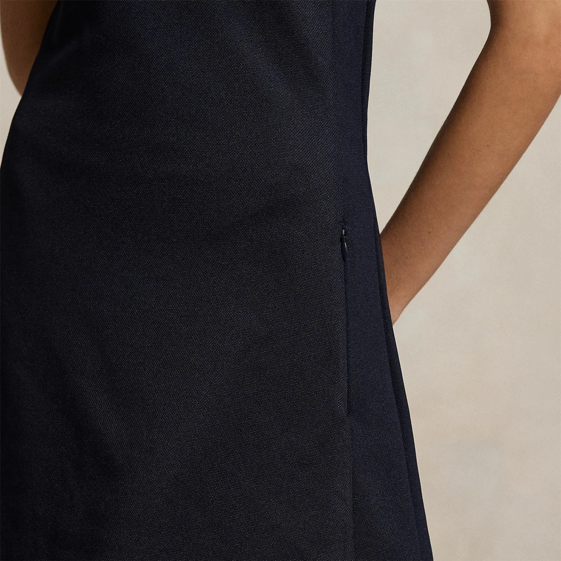 RLX SL Stretch Pique A-Line Dress Refined Navy/Summer Blue/Ceramic White