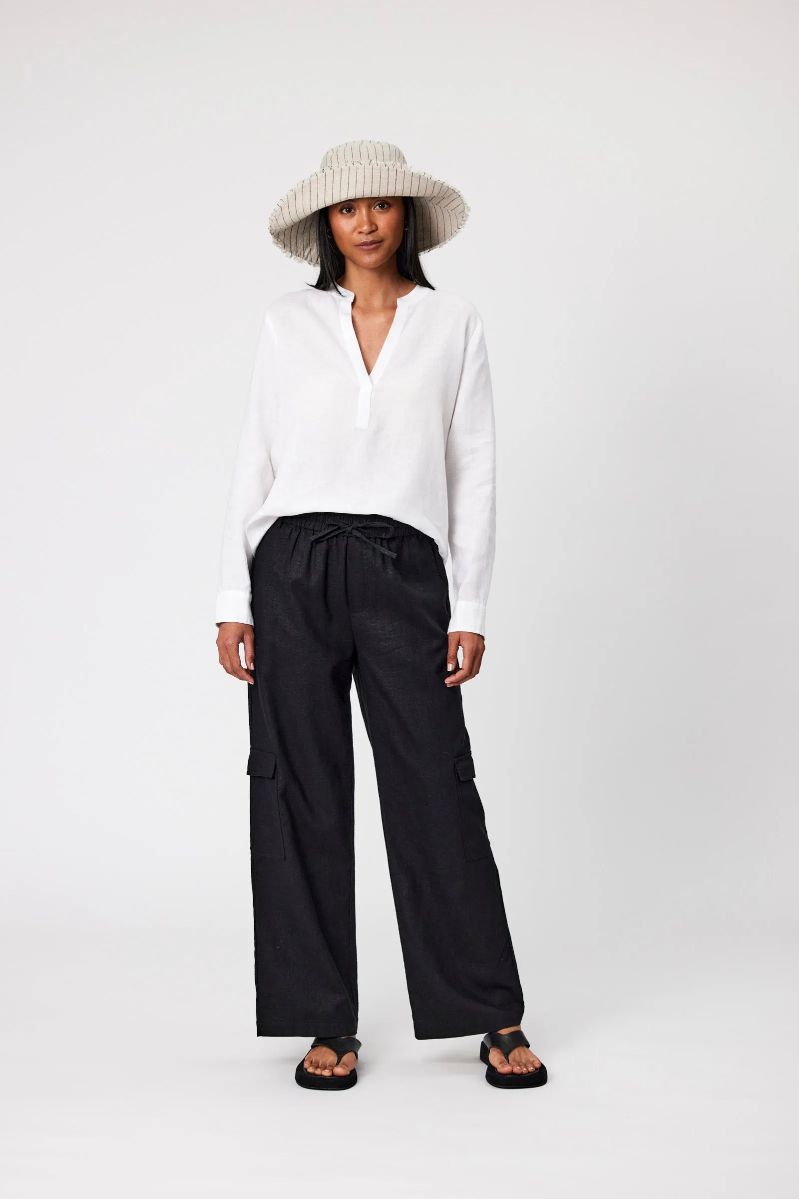 Roma Cargo Pant - Black