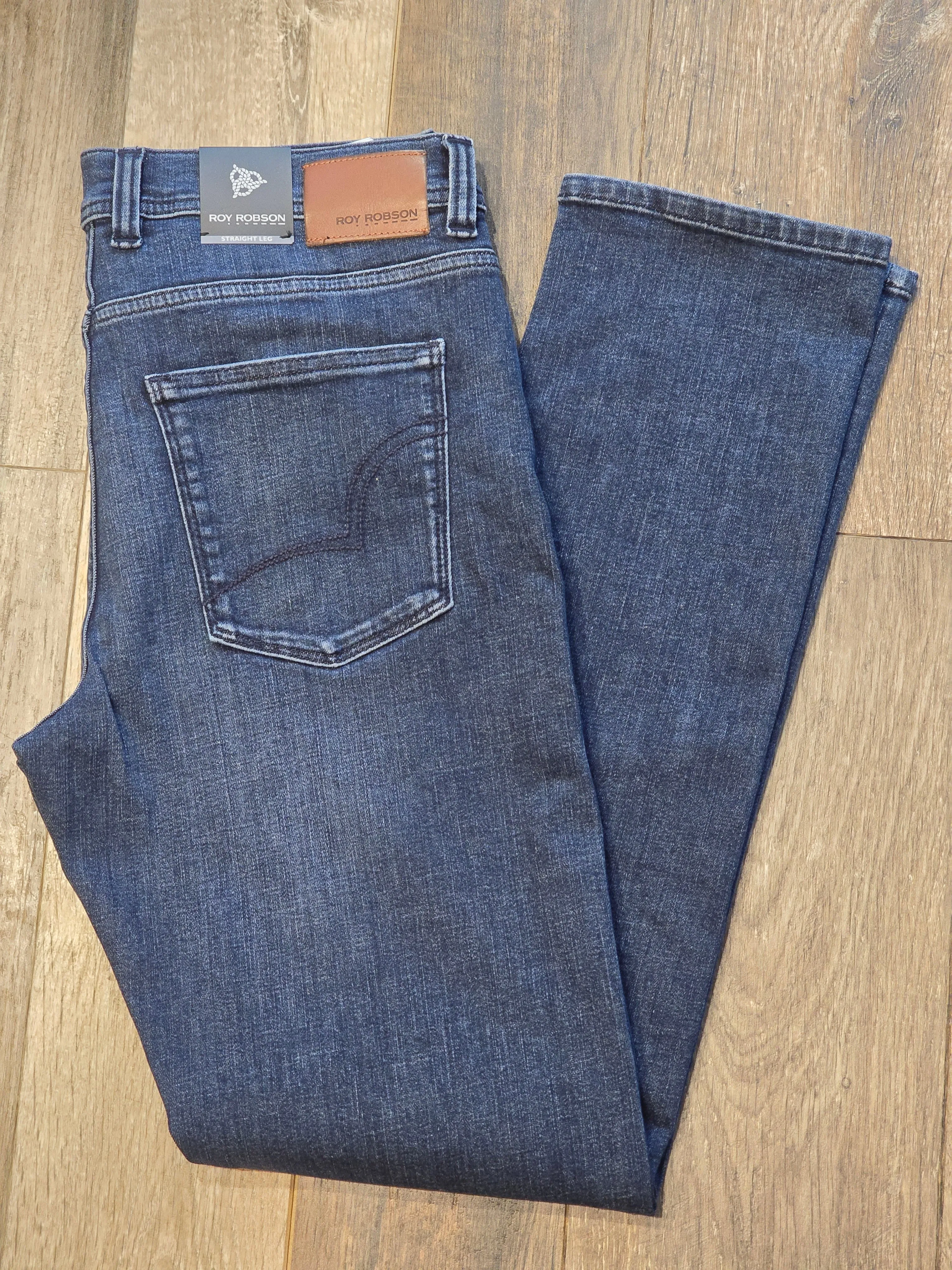 Roy Robson Straight Fit Clean Denim Jeans