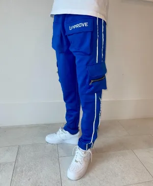 ROYAL BLUE GLOW CARGO PANTS (ROYAL BLUE)
