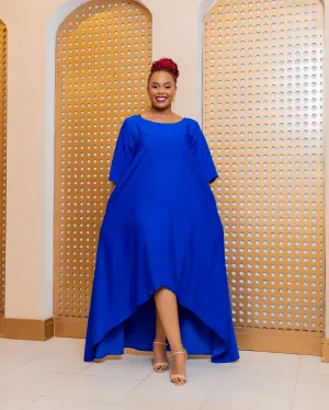 Saito Maxi Shift Dress - Royal Blue
