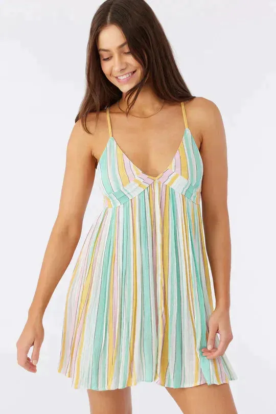 Saltwater Solids Stripe Avery Dress