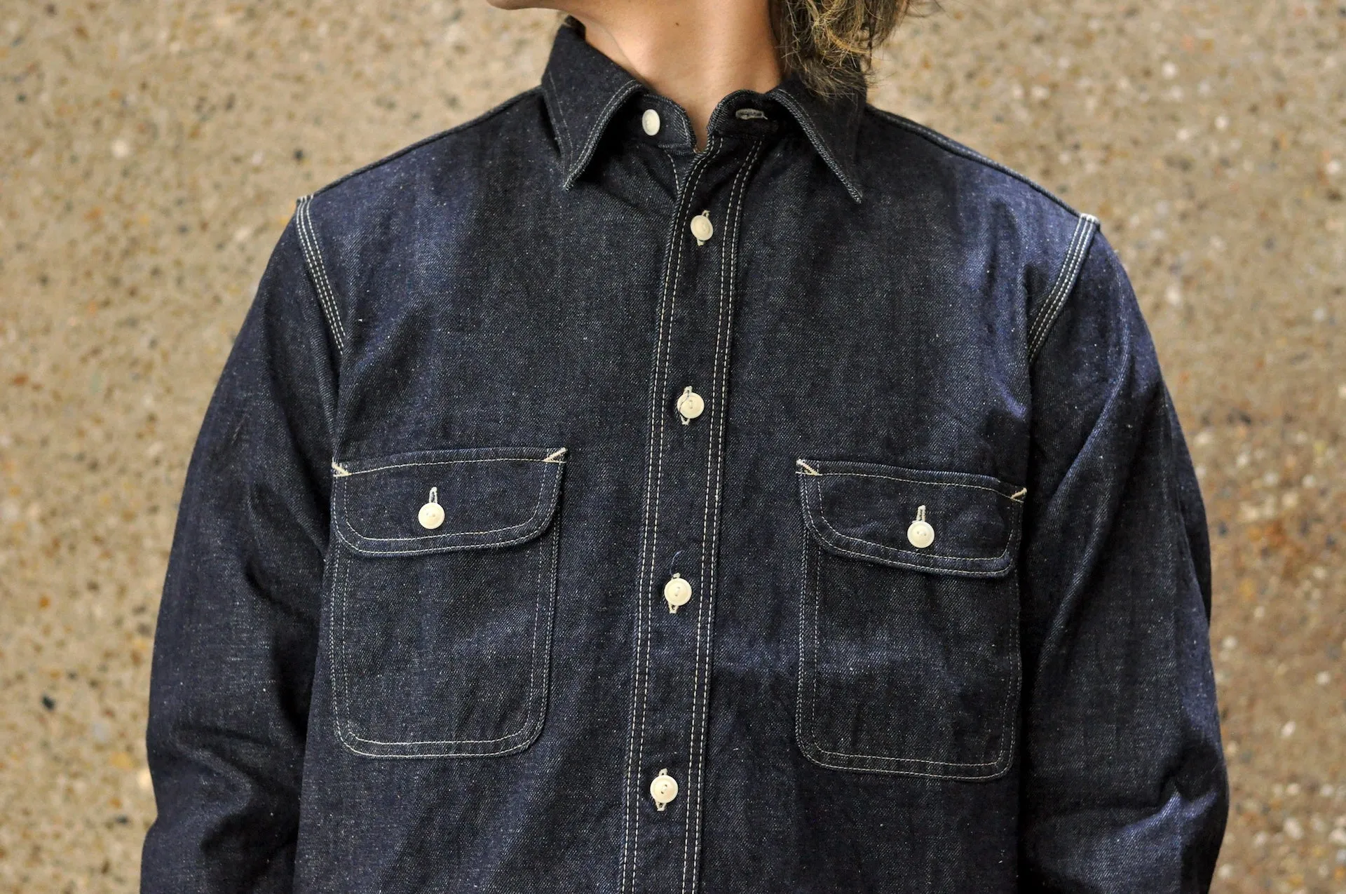 Samurai 10oz Indigo Dyed “Nippon Cotton" Selvage Denim Workshirt (Oversea Edition)