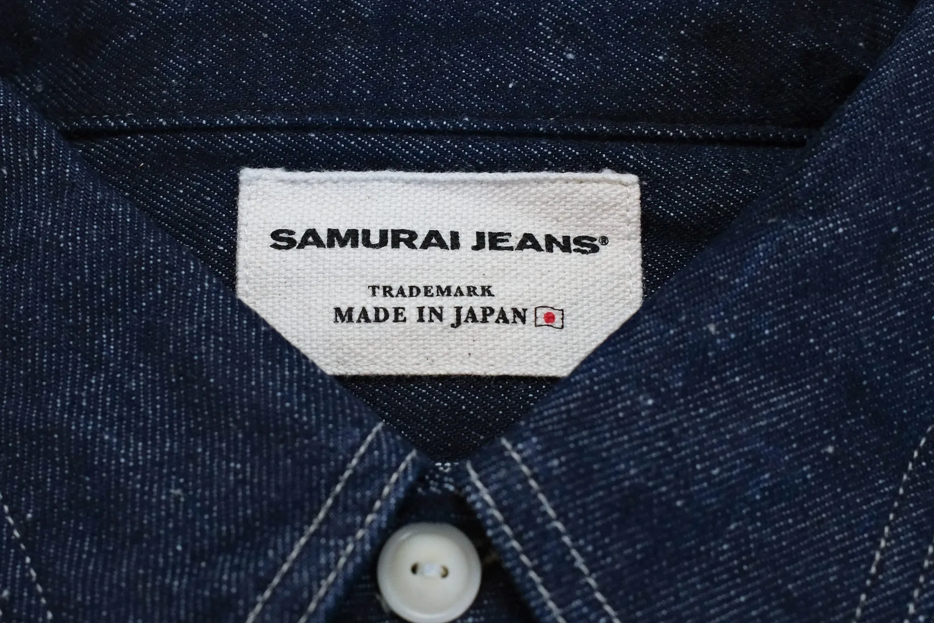 Samurai 10oz Indigo Dyed “Nippon Cotton" Selvage Denim Workshirt (Oversea Edition)