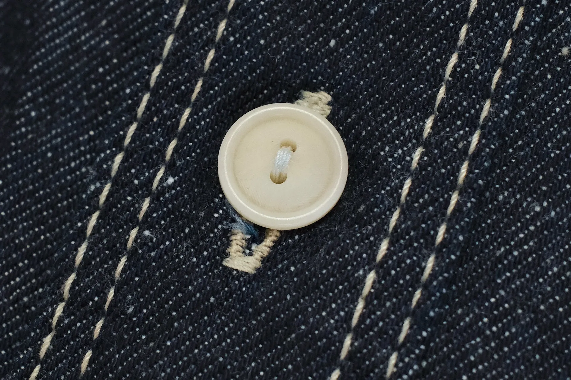 Samurai 10oz Indigo Dyed “Nippon Cotton" Selvage Denim Workshirt (Oversea Edition)