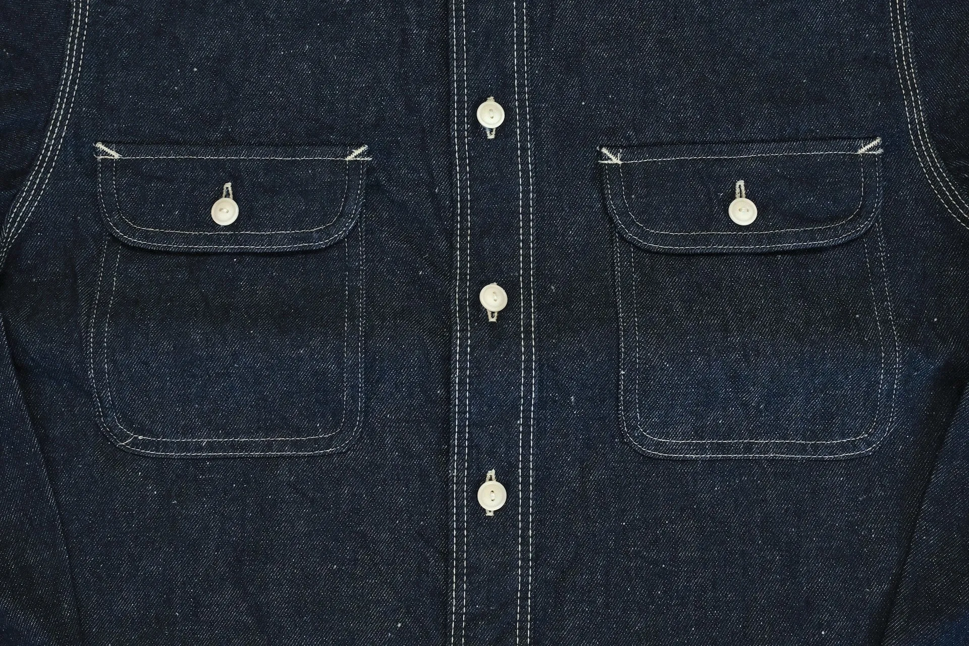 Samurai 10oz Indigo Dyed “Nippon Cotton" Selvage Denim Workshirt (Oversea Edition)