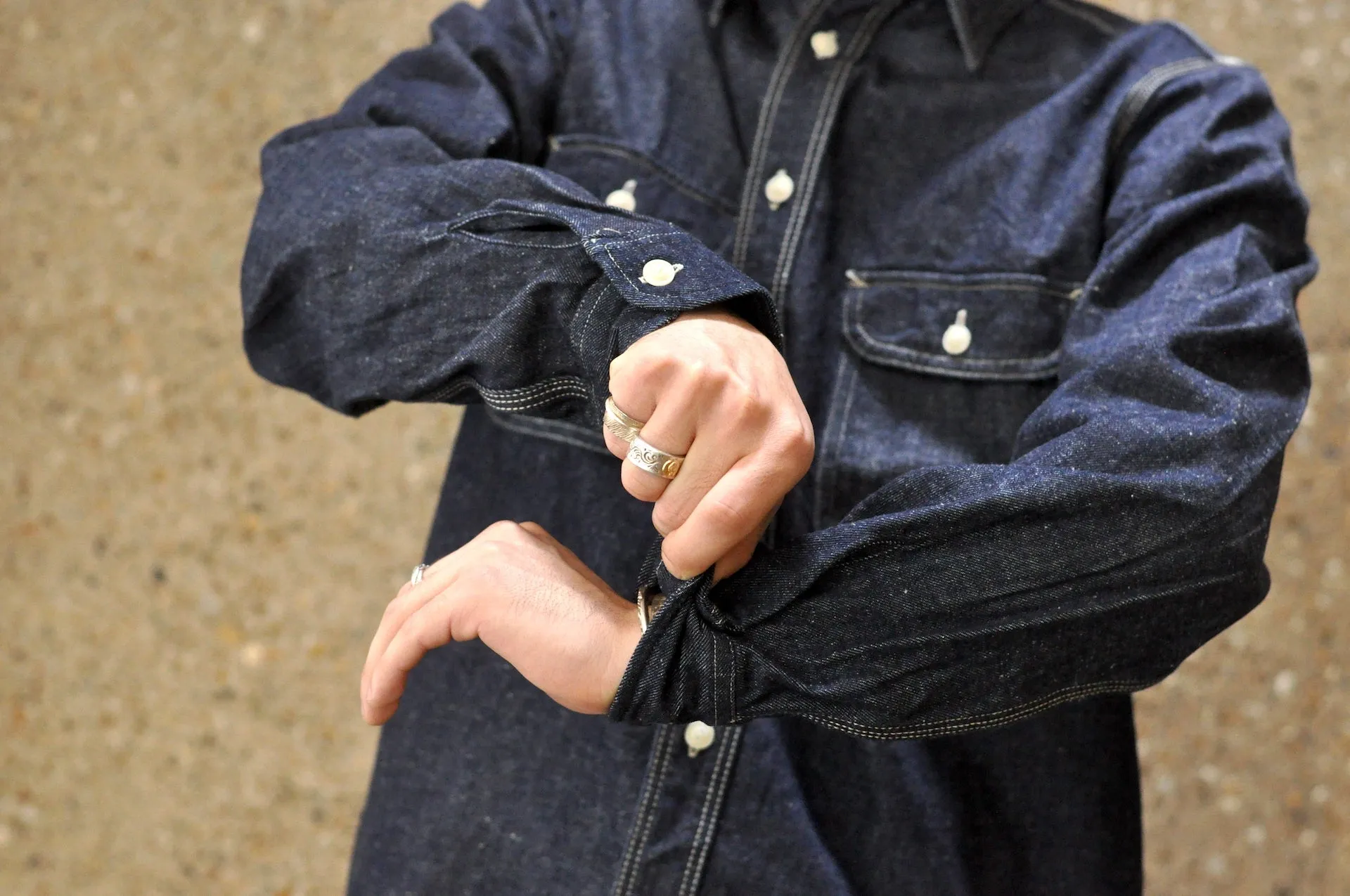 Samurai 10oz Indigo Dyed “Nippon Cotton" Selvage Denim Workshirt (Oversea Edition)
