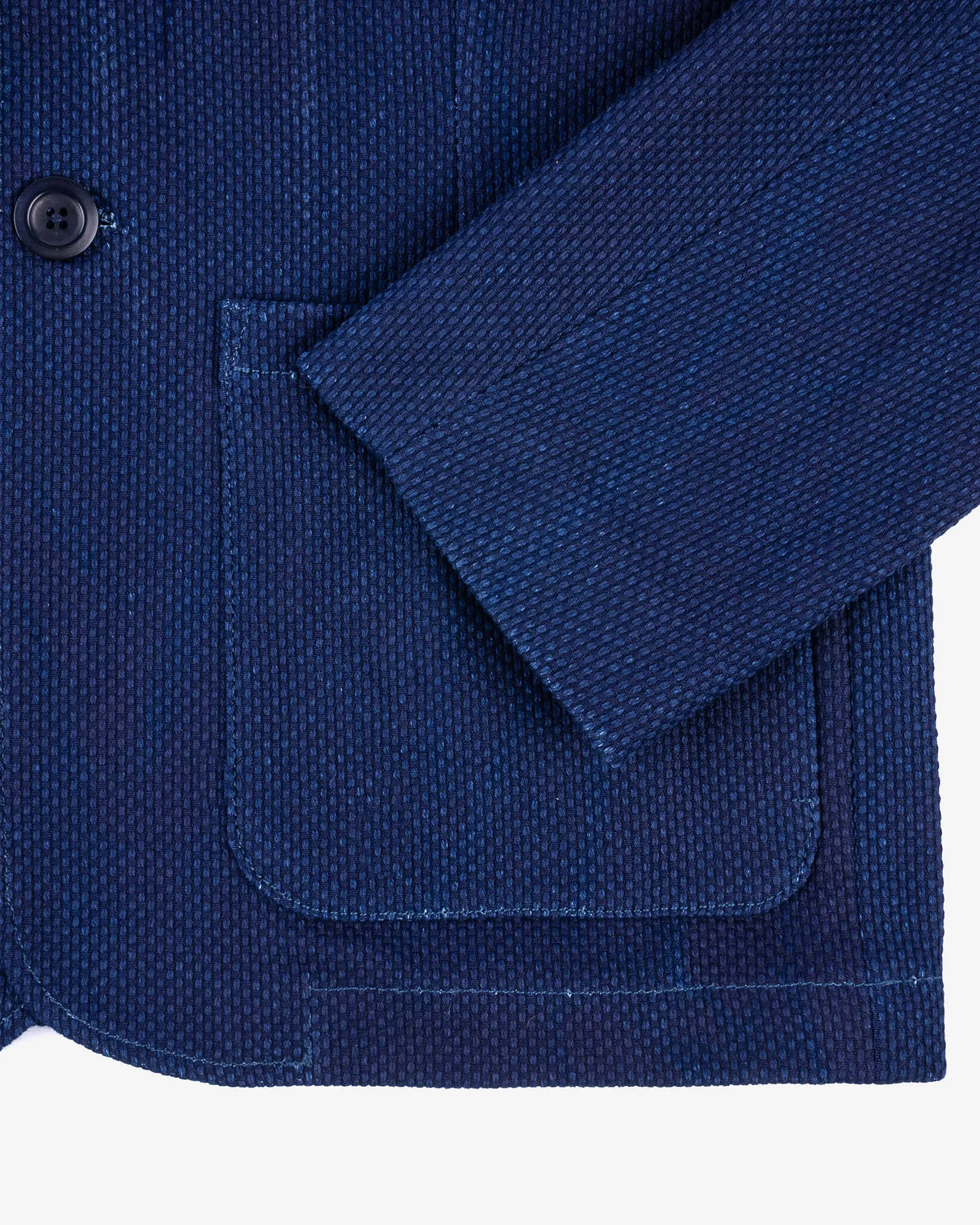 SaturdayTypeFever - Sashiko Blazer - Indigo