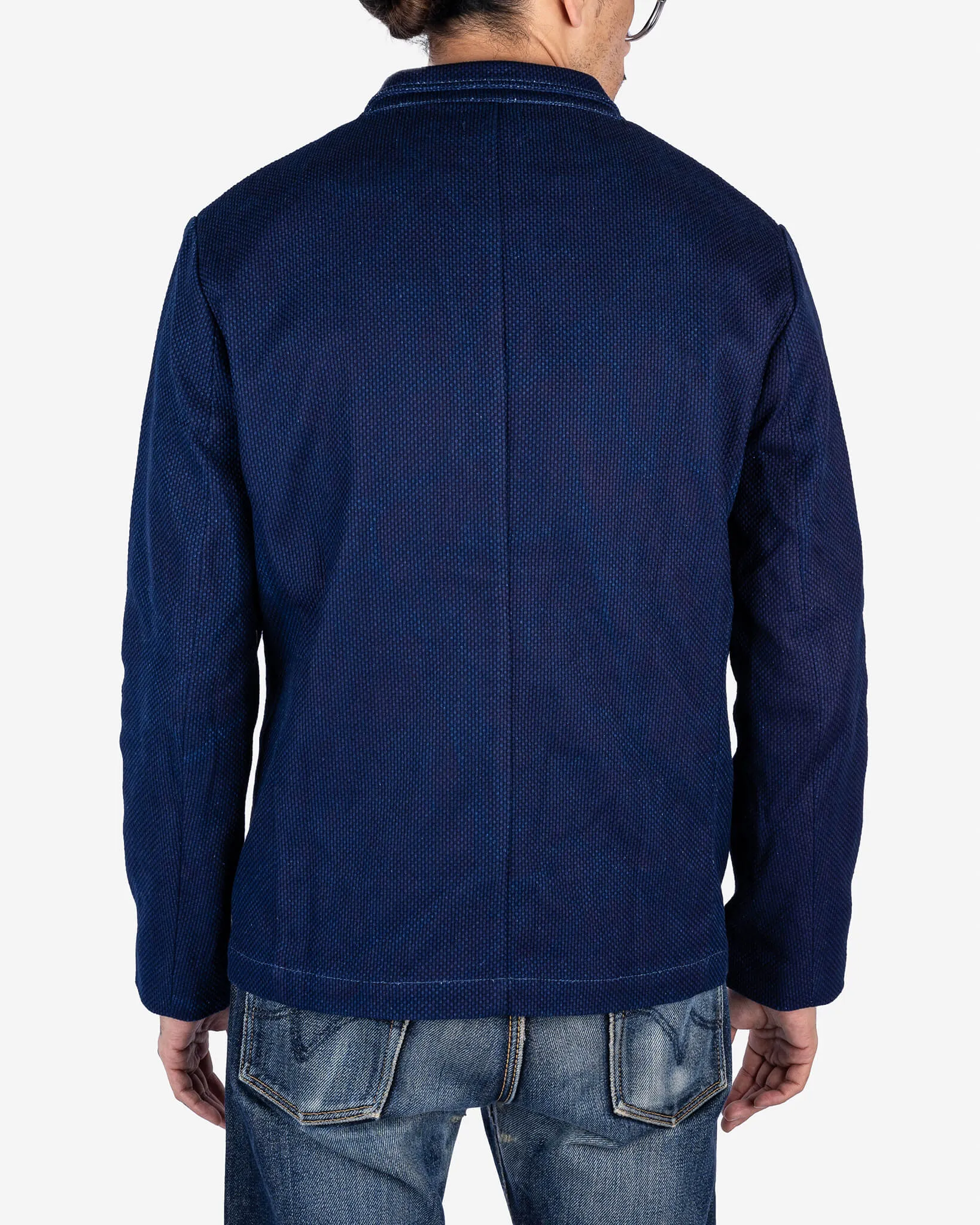 SaturdayTypeFever - Sashiko Blazer - Indigo
