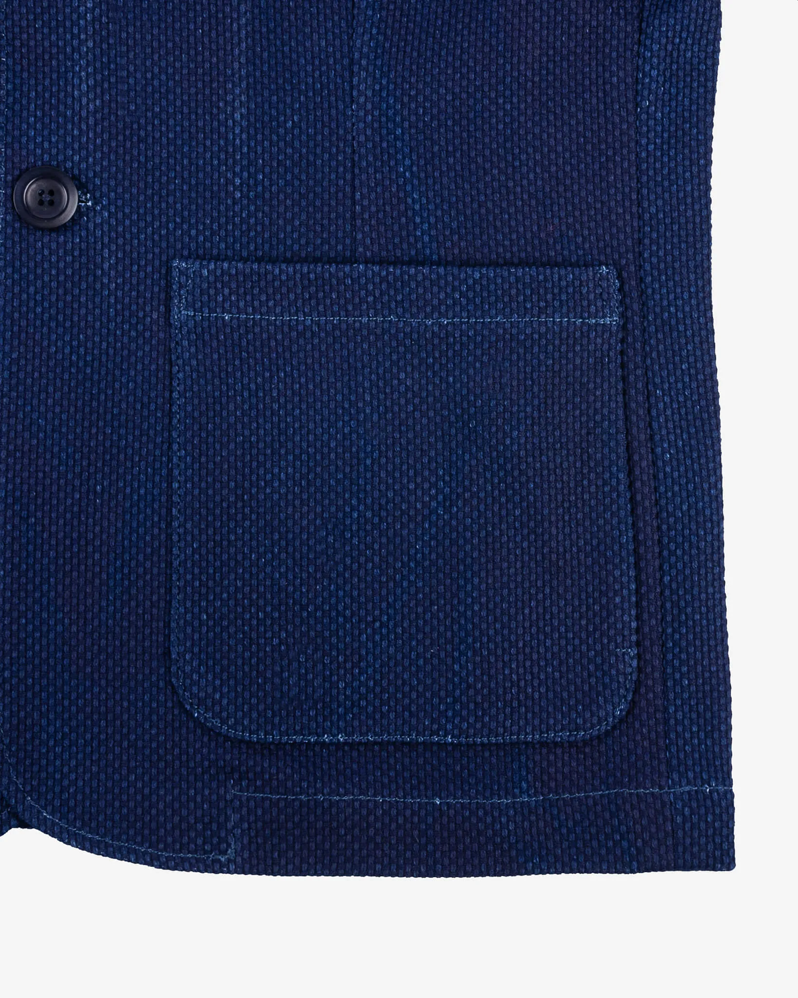 SaturdayTypeFever - Sashiko Blazer - Indigo