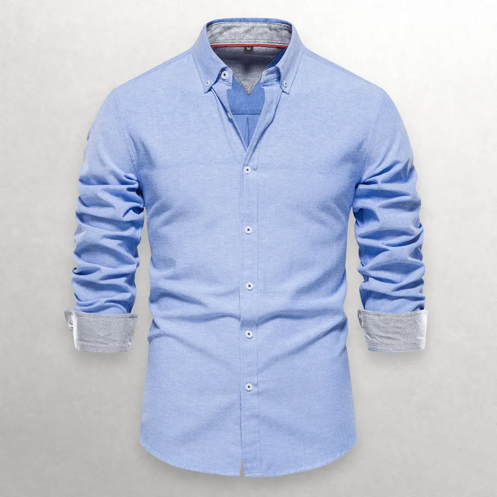 Shade Shift Cotton Button-Up Shirt
