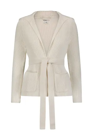 Shaker Flyaway Cardi Cashmere