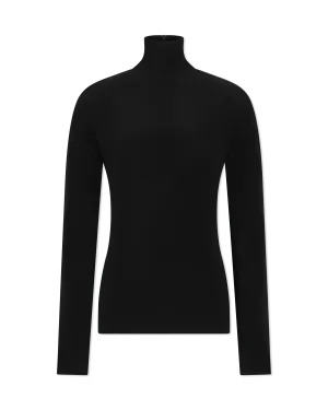 Slim Fit Long Sleeve Turtle Top