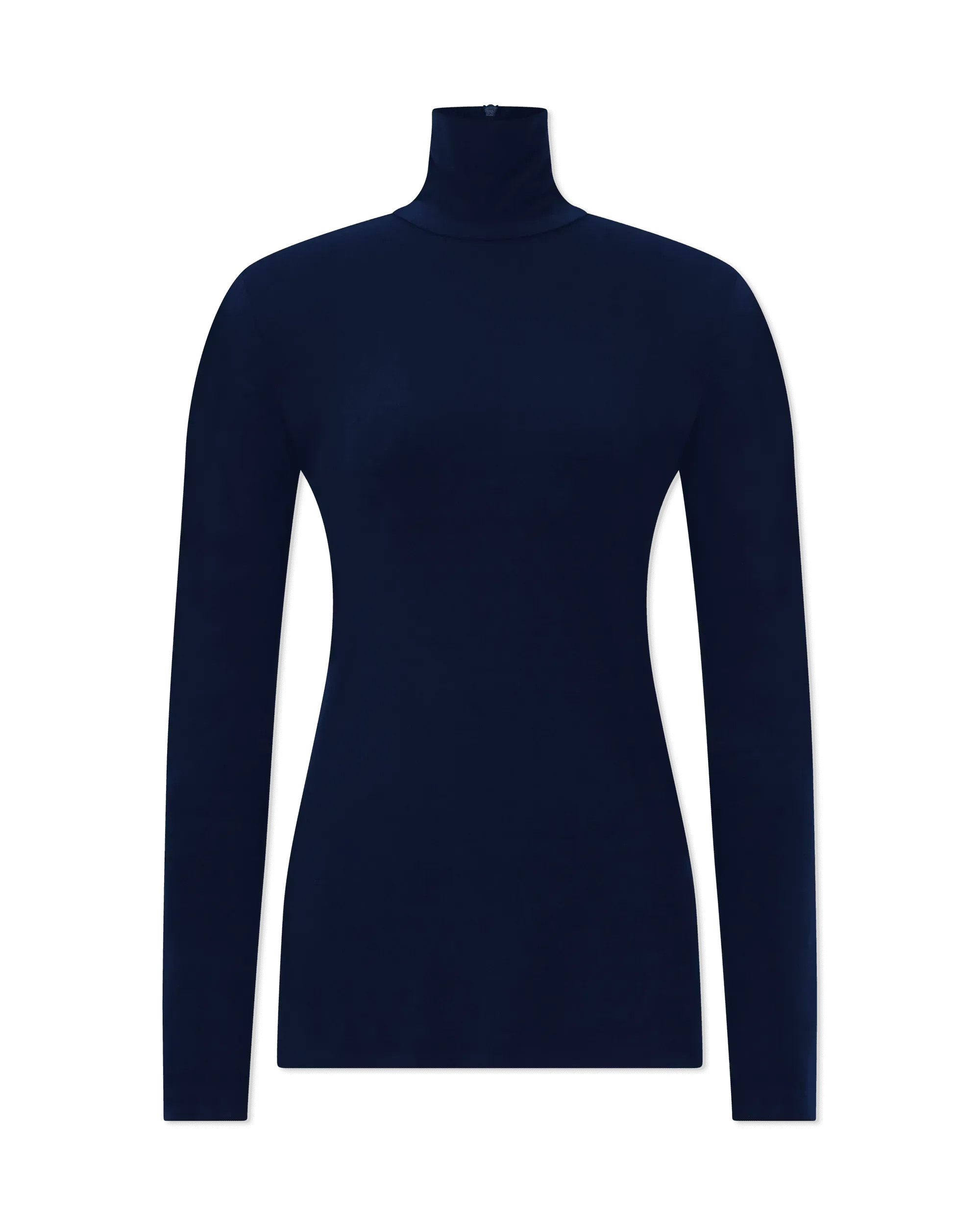 Slim Fit Long Sleeve Turtle Top