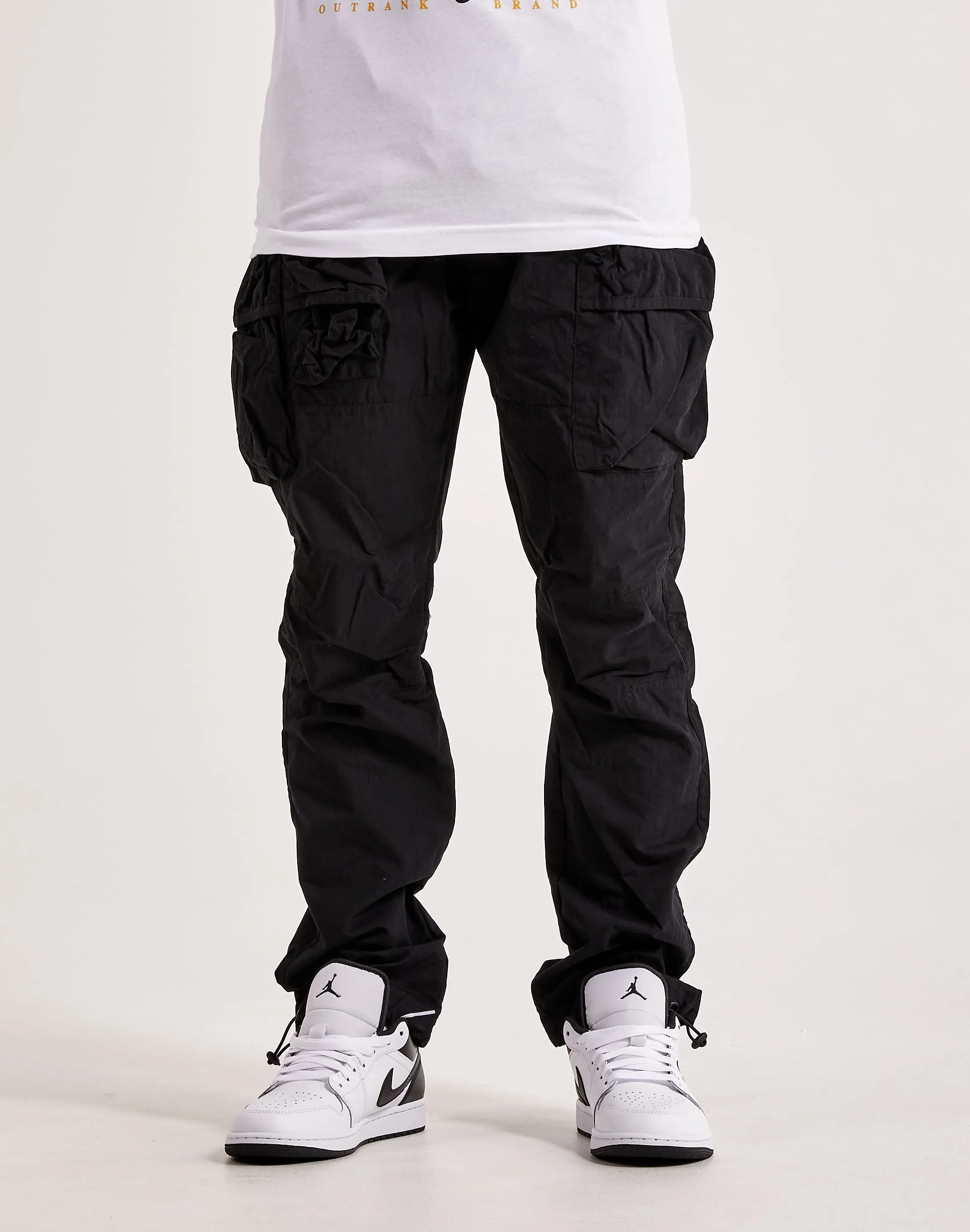 Smoke Rise Utility Peach Nylon Cargo Pants