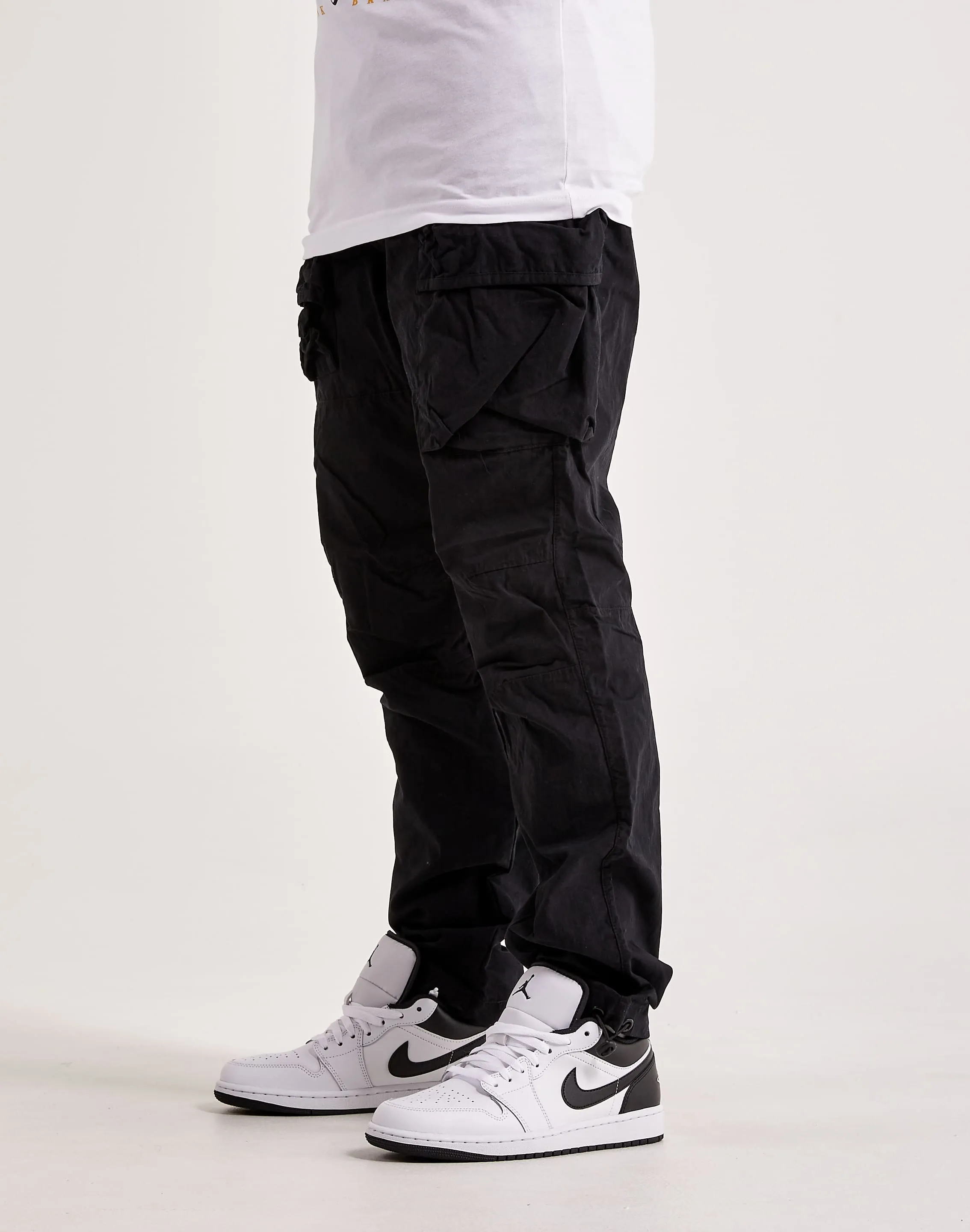 Smoke Rise Utility Peach Nylon Cargo Pants