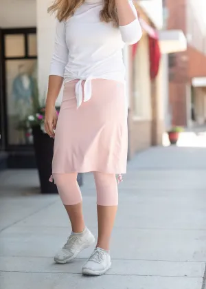 Snoga Pink Side Tie Athletic Skirt - FINAL SALE