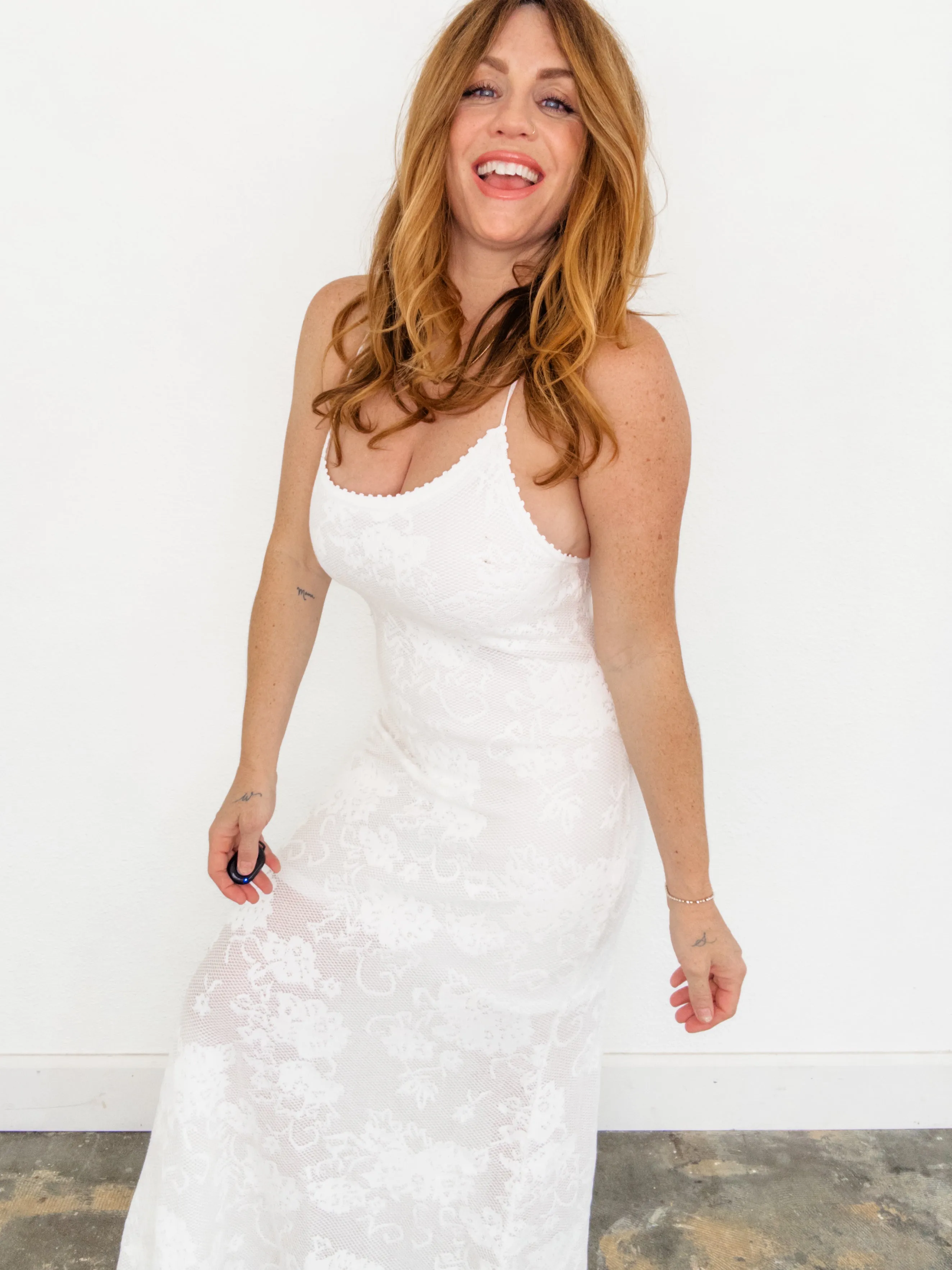 St. Lucia Lace Maxi Dress