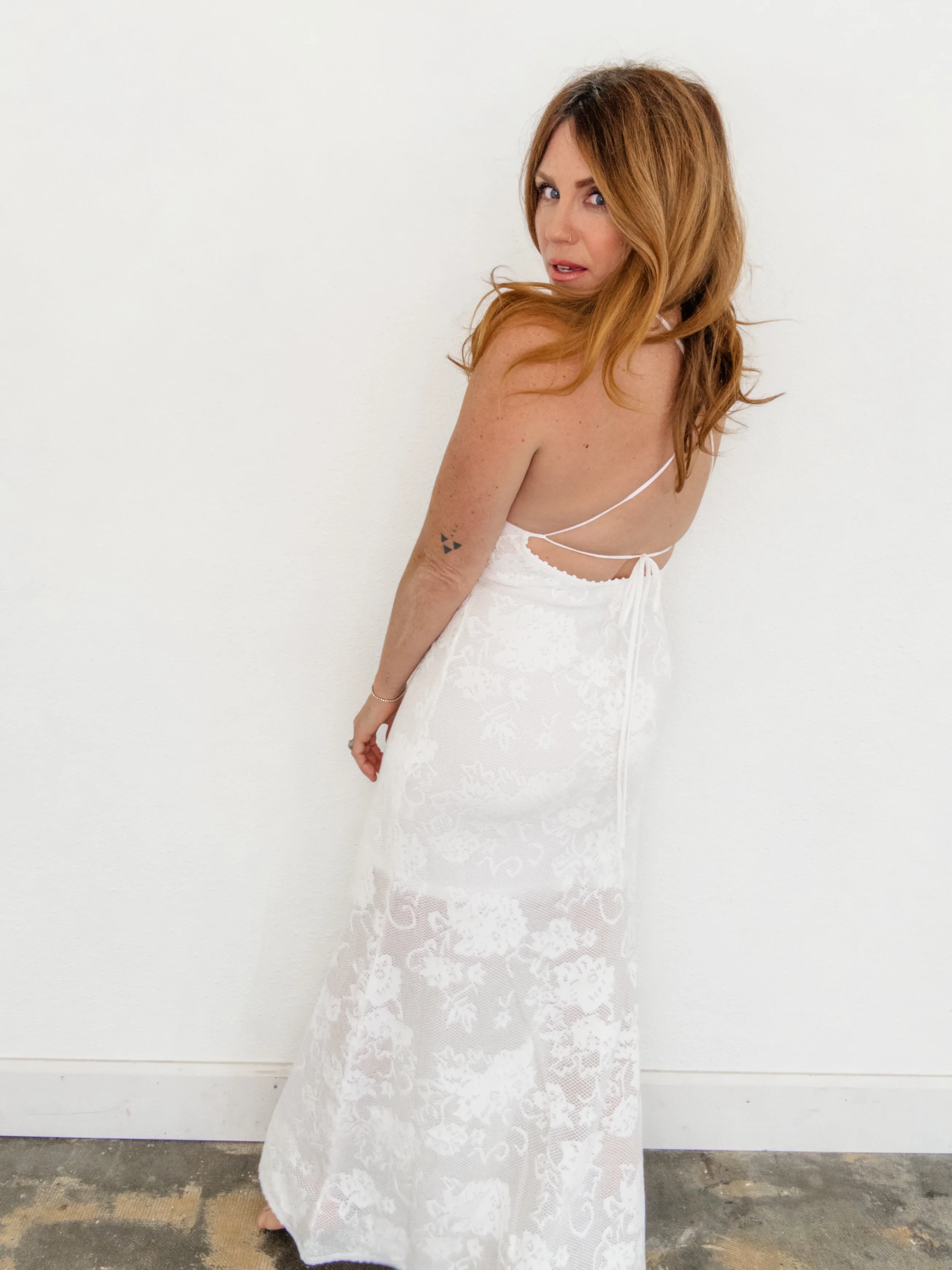 St. Lucia Lace Maxi Dress