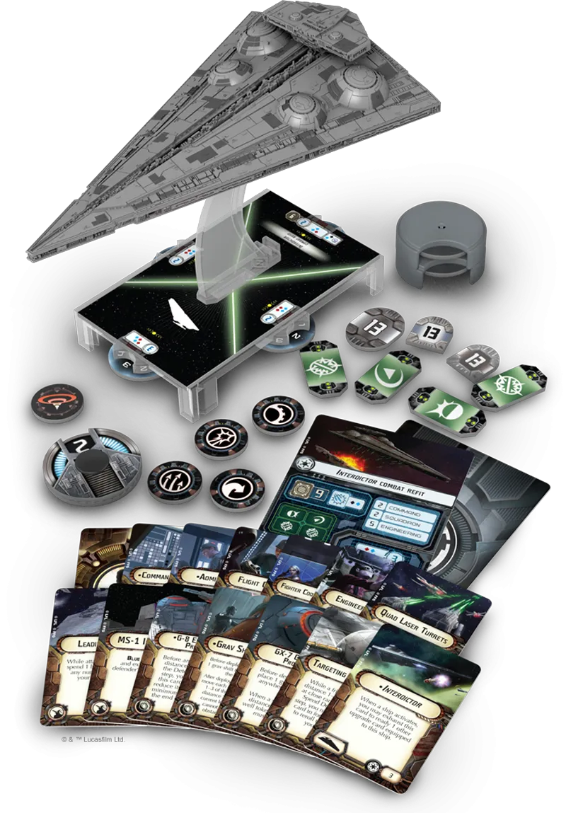 Star Wars Armada Interdictor Class Star Destroyer Expansion