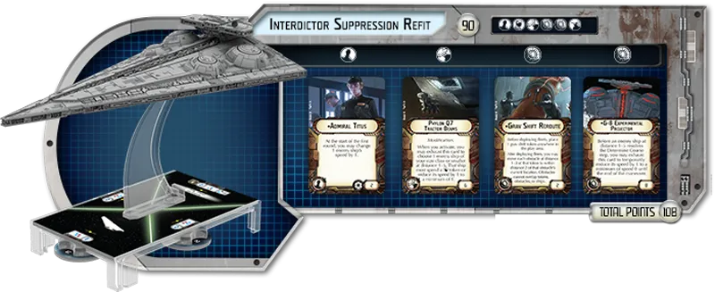 Star Wars Armada Interdictor Class Star Destroyer Expansion