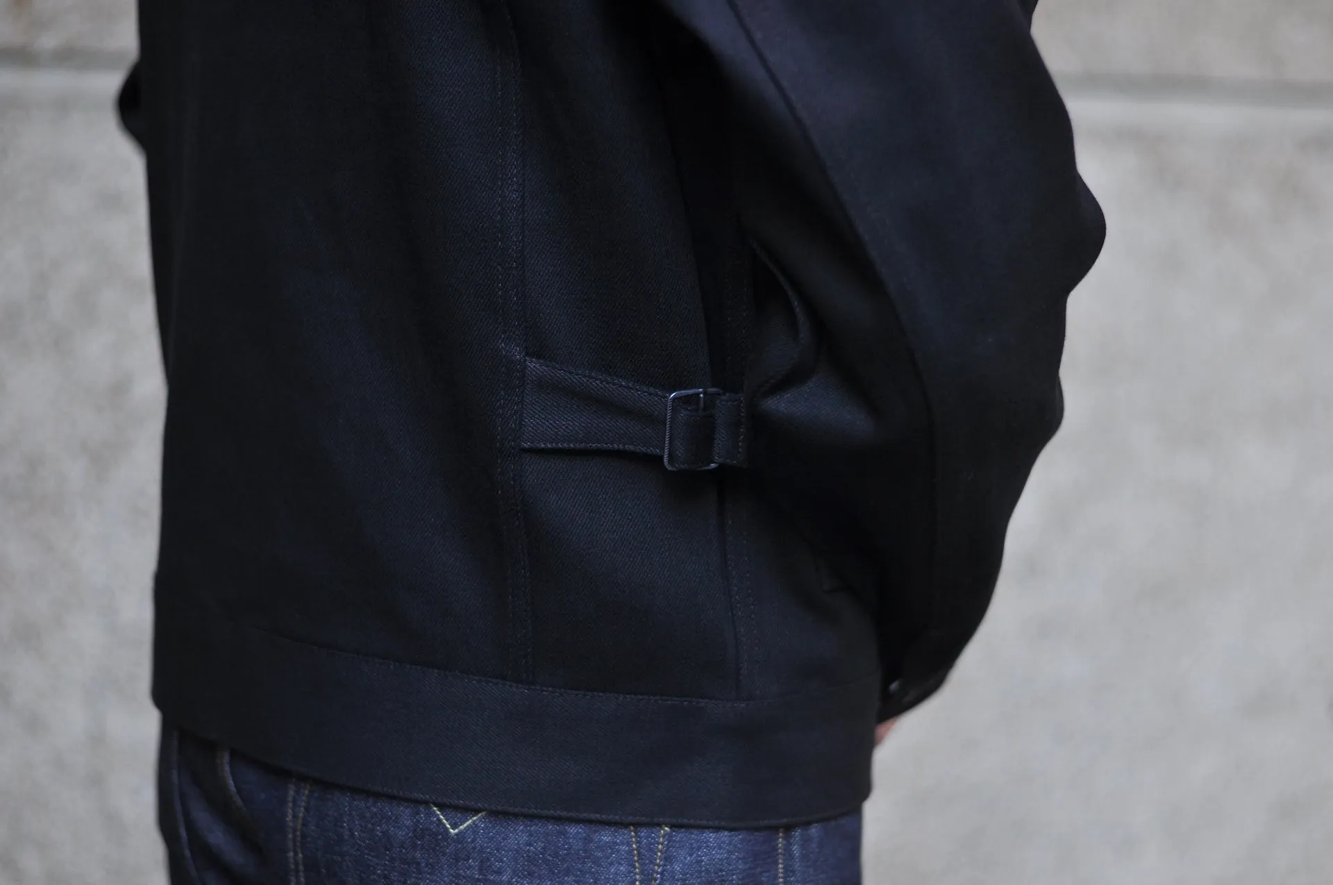 Stevenson Overall Co. 12oz 'Ranch Rider' Cowboy Style Denim Jacket (Black)