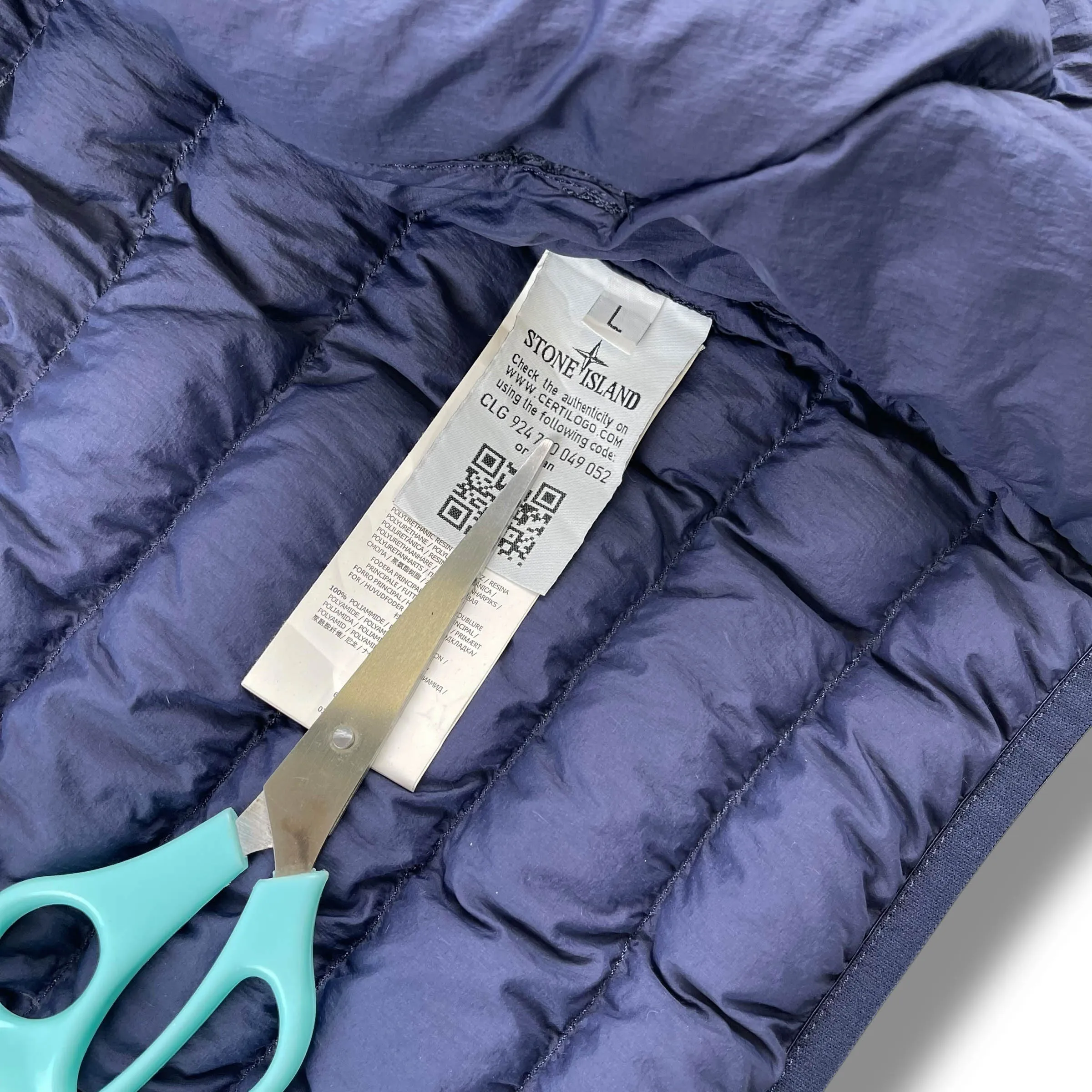 Stone Island Micro Yarn Down Puffer Jacket (L)
