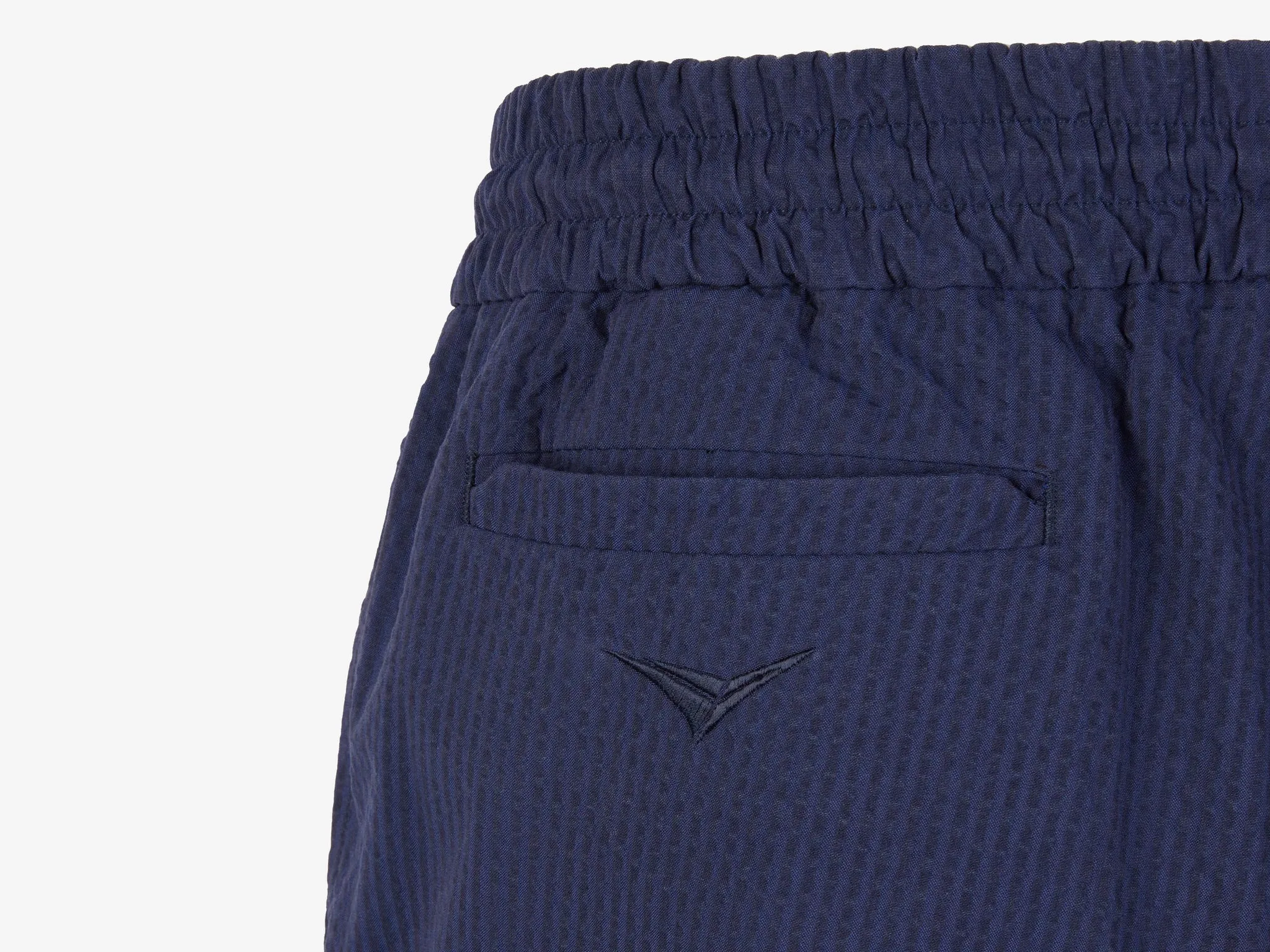 Summer Mindset Seersucker Pants - Mid Blue