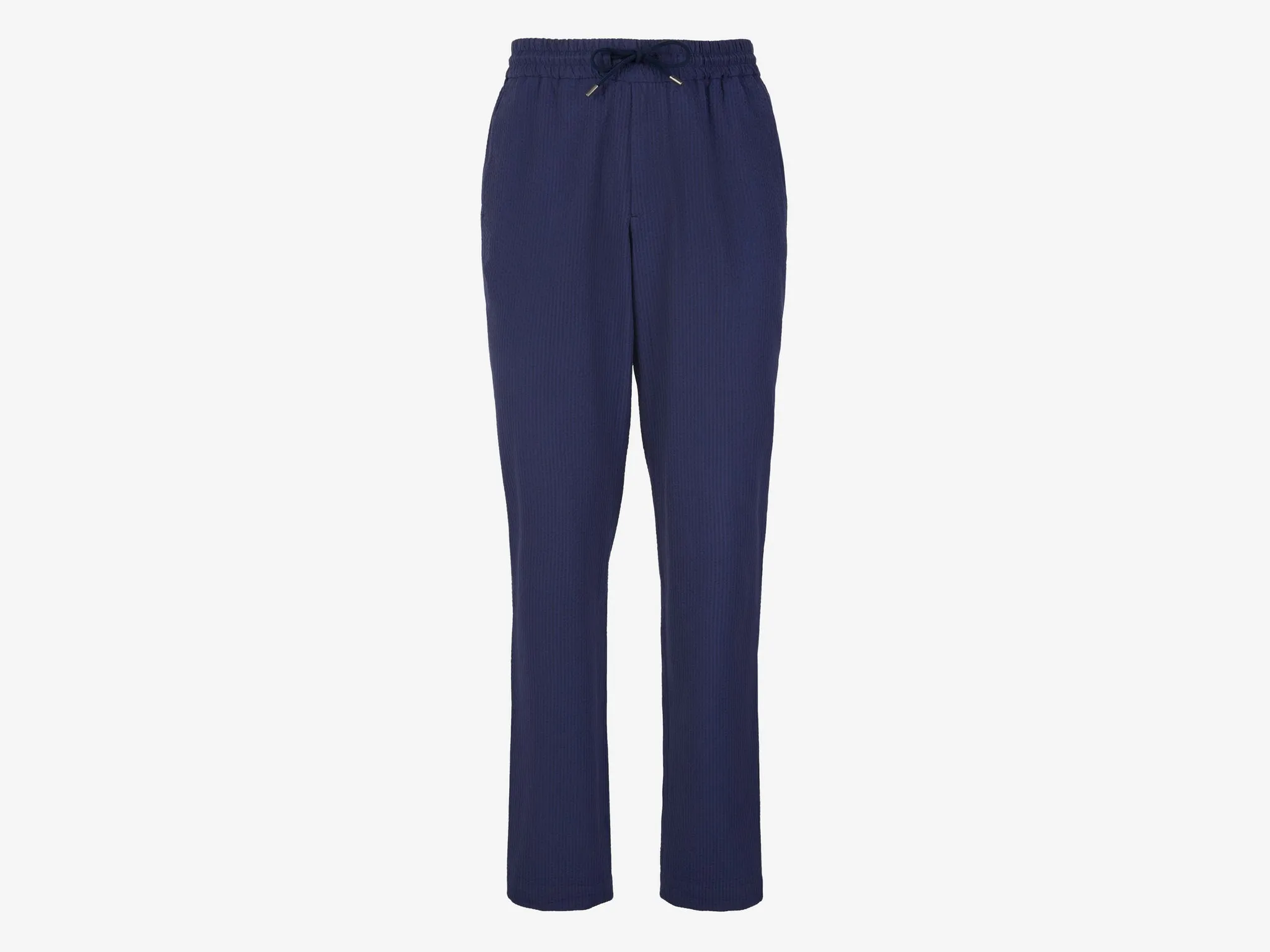 Summer Mindset Seersucker Pants - Mid Blue