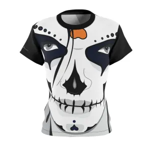 T-Shirt, Black Calaca Face Motive