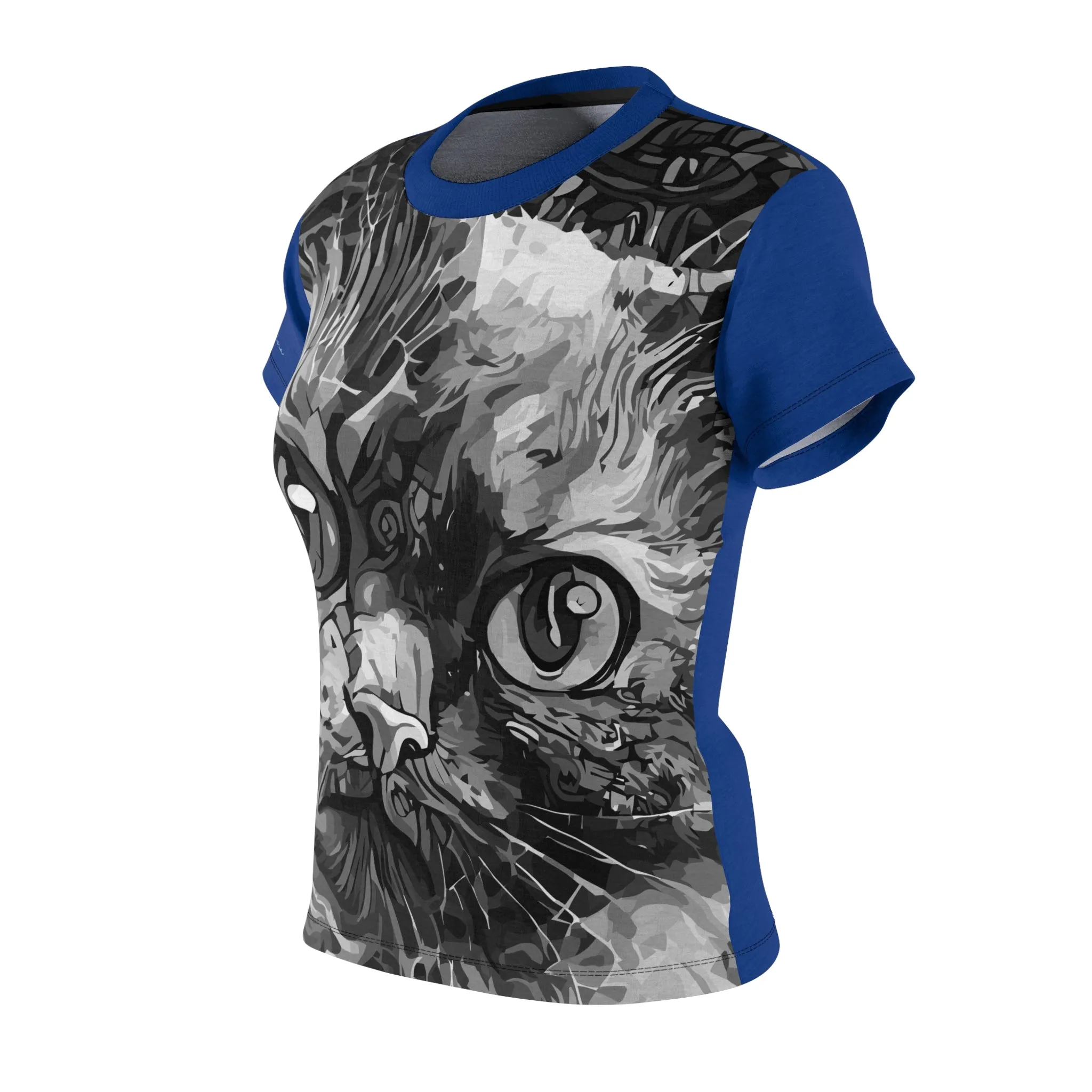 T-Shirt, Dark Blue Kitty