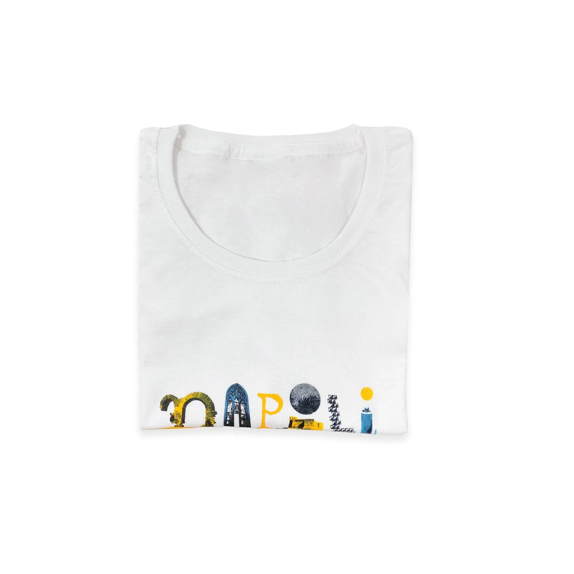 T-Shirt Donna con Stampa Artistica di Napoli – Stile Unico e Autentico