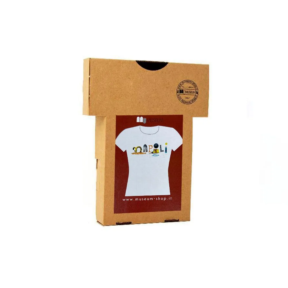 T-Shirt Donna con Stampa Artistica di Napoli – Stile Unico e Autentico