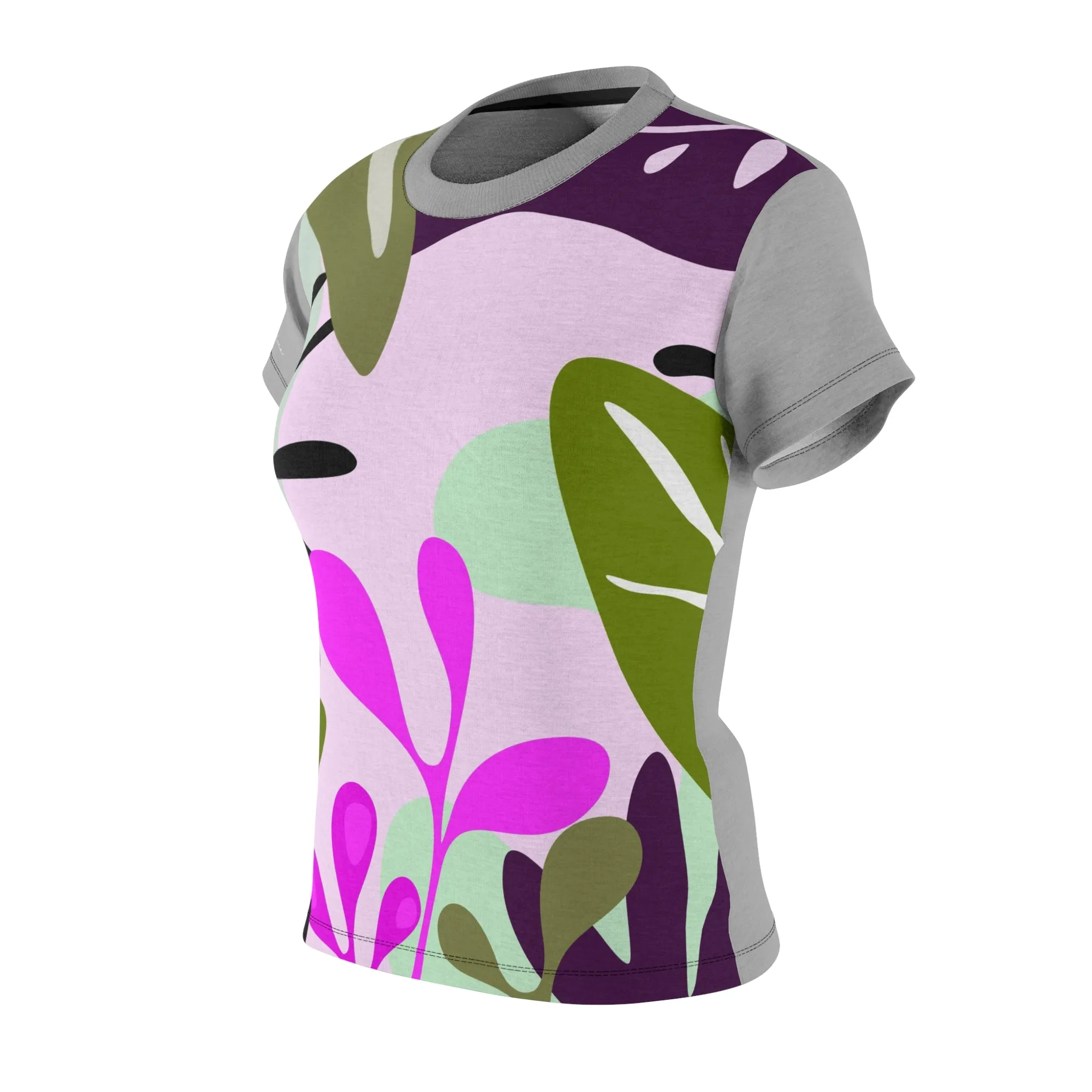 T-Shirt, Grey Foliage